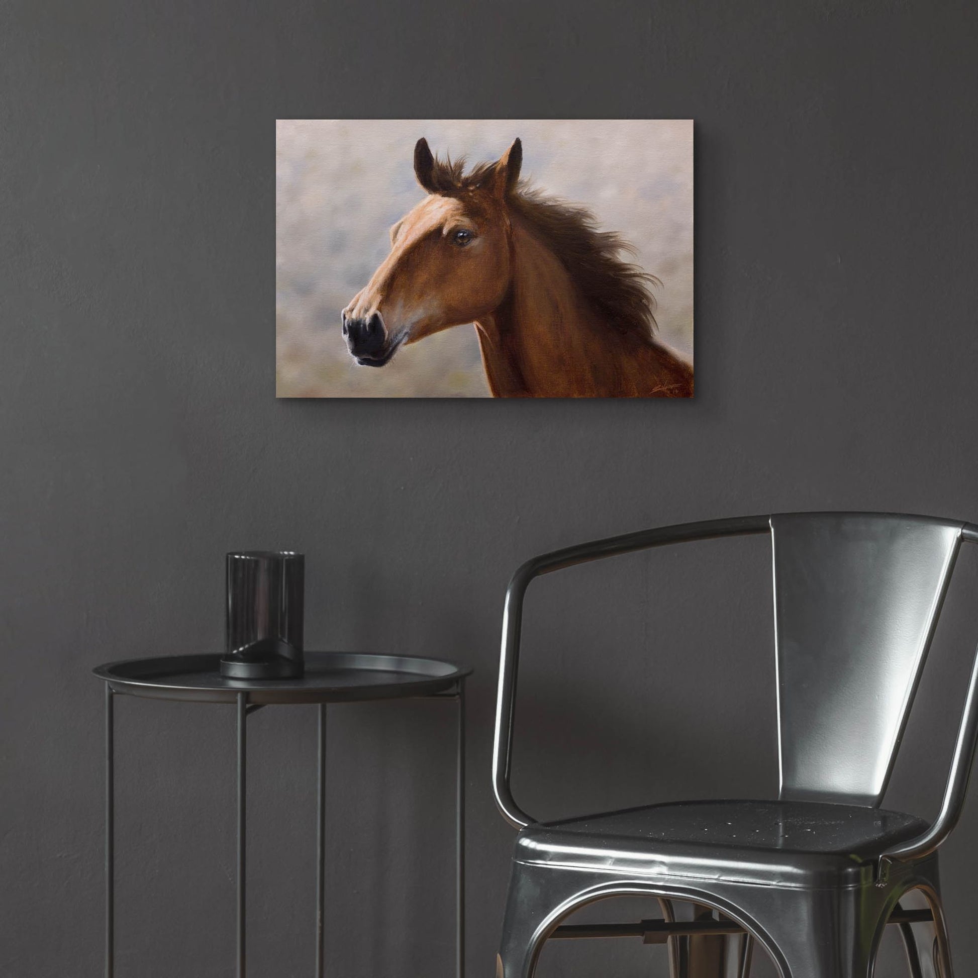 Epic Art 'Horse Thoughts' by John Silver, Acrylic Glass Wall Art,24x16