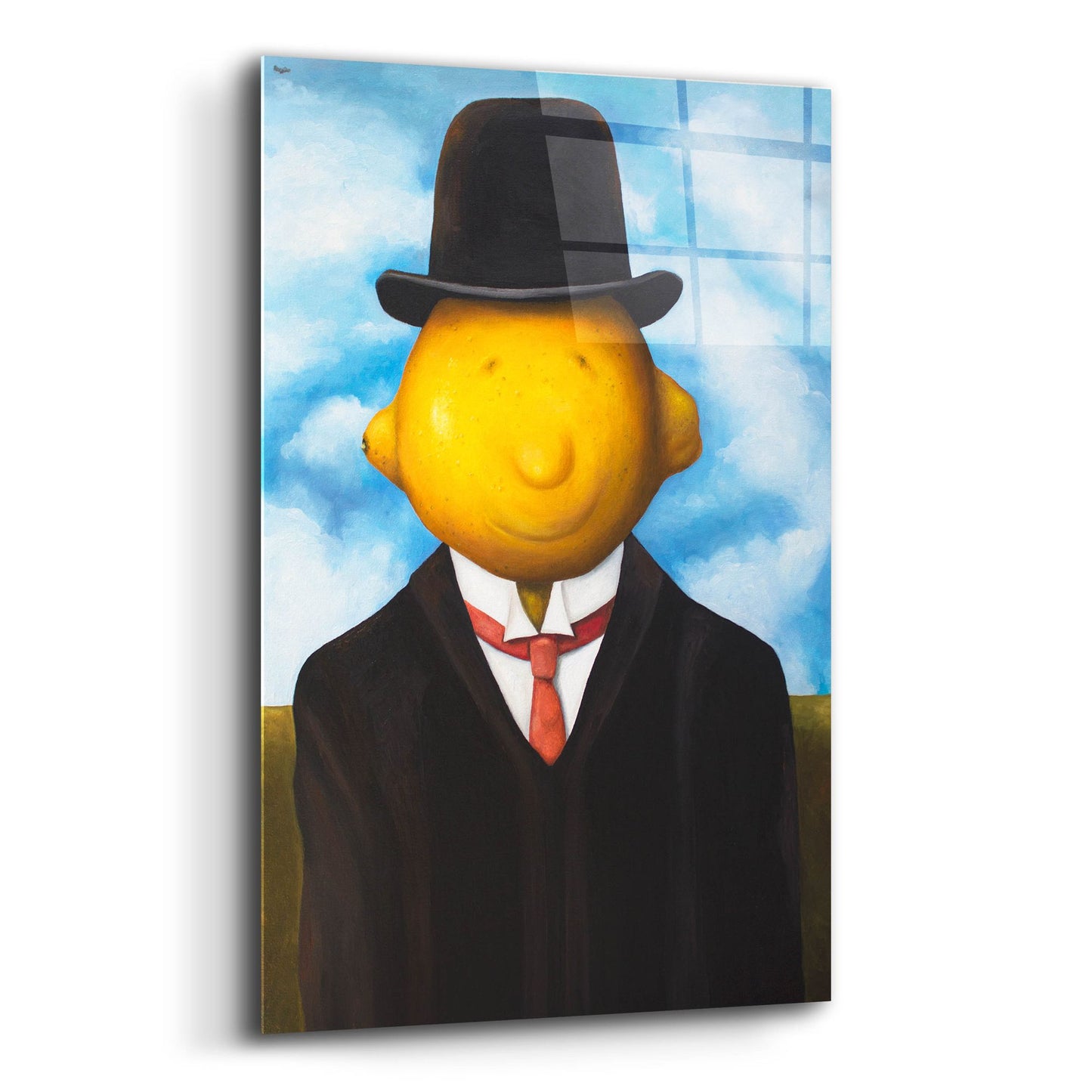 Epic Art 'Lemon Head' by Leah Saulnier, Acrylic Glass Wall Art,12x16