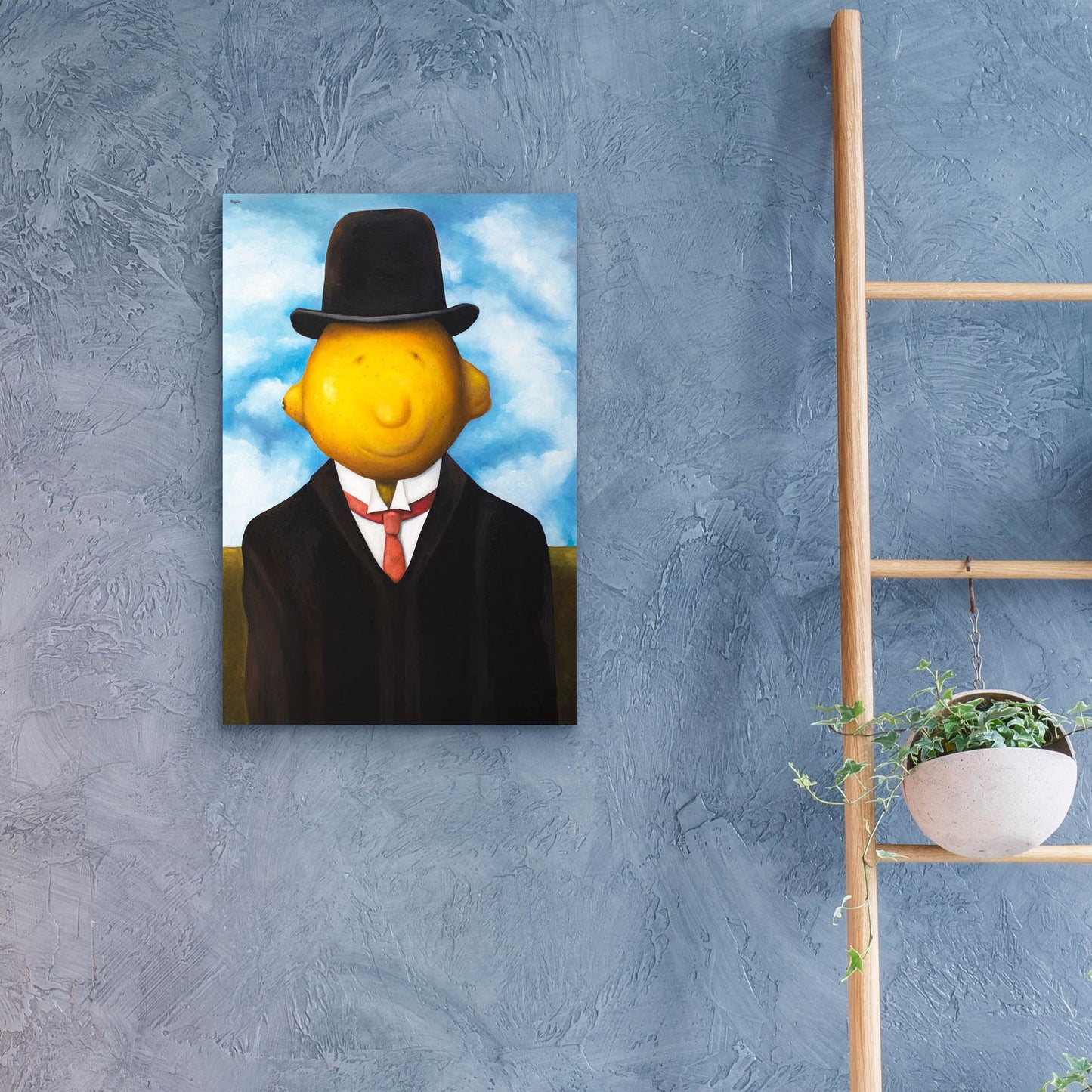 Epic Art 'Lemon Head' by Leah Saulnier, Acrylic Glass Wall Art,16x24