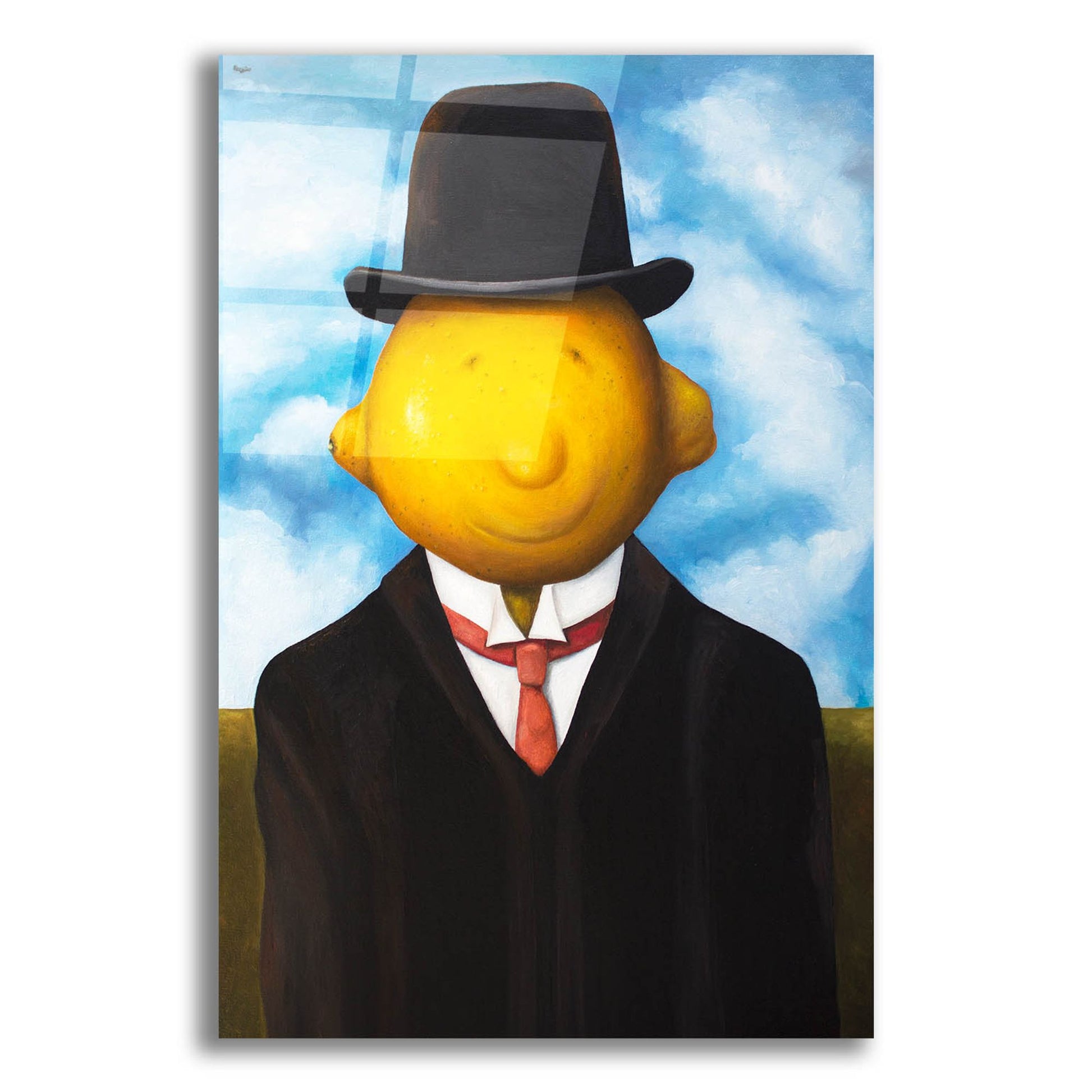 Epic Art 'Lemon Head' by Leah Saulnier, Acrylic Glass Wall Art