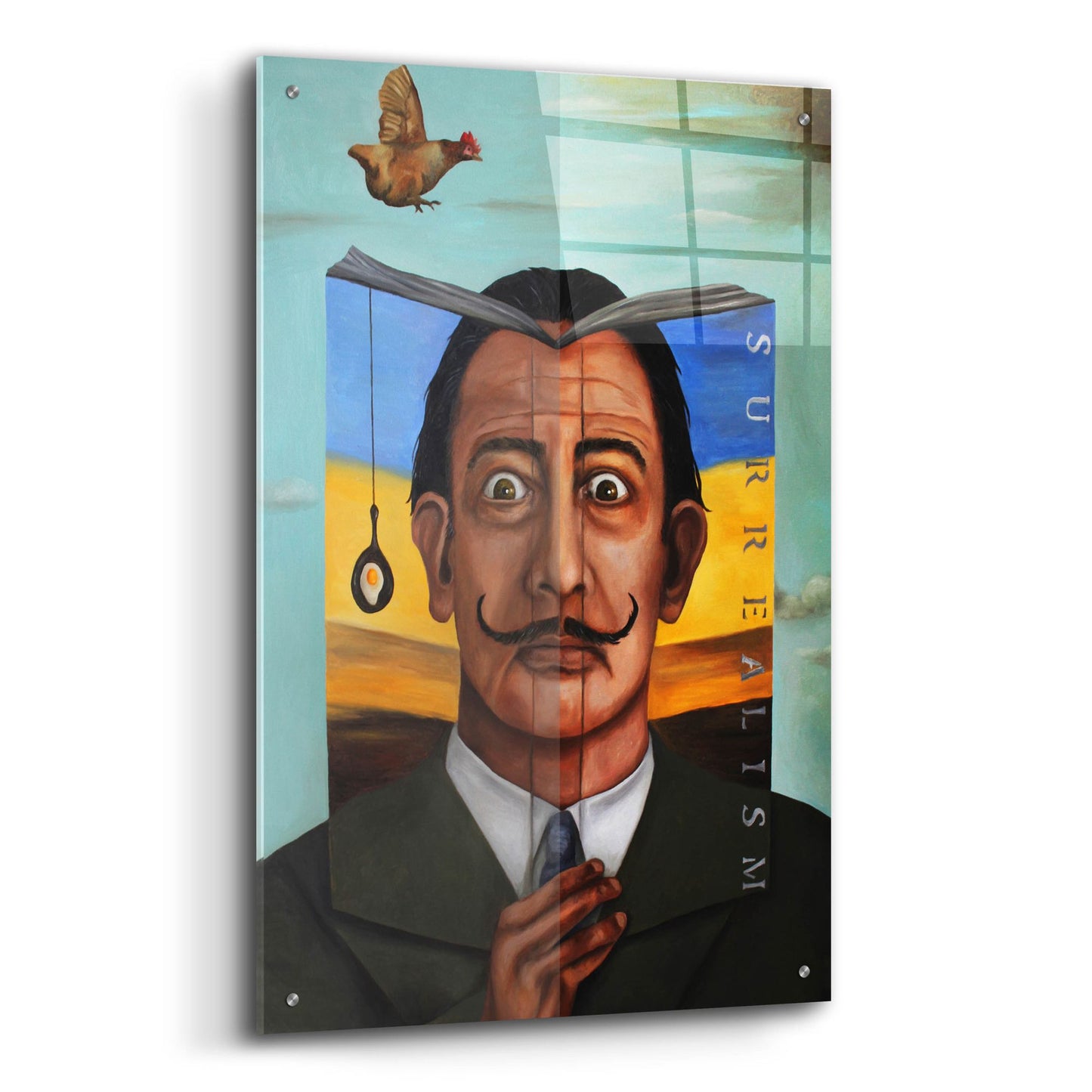 Epic Art 'Book Of Surrealism' by Leah Saulnier, Acrylic Glass Wall Art,24x36