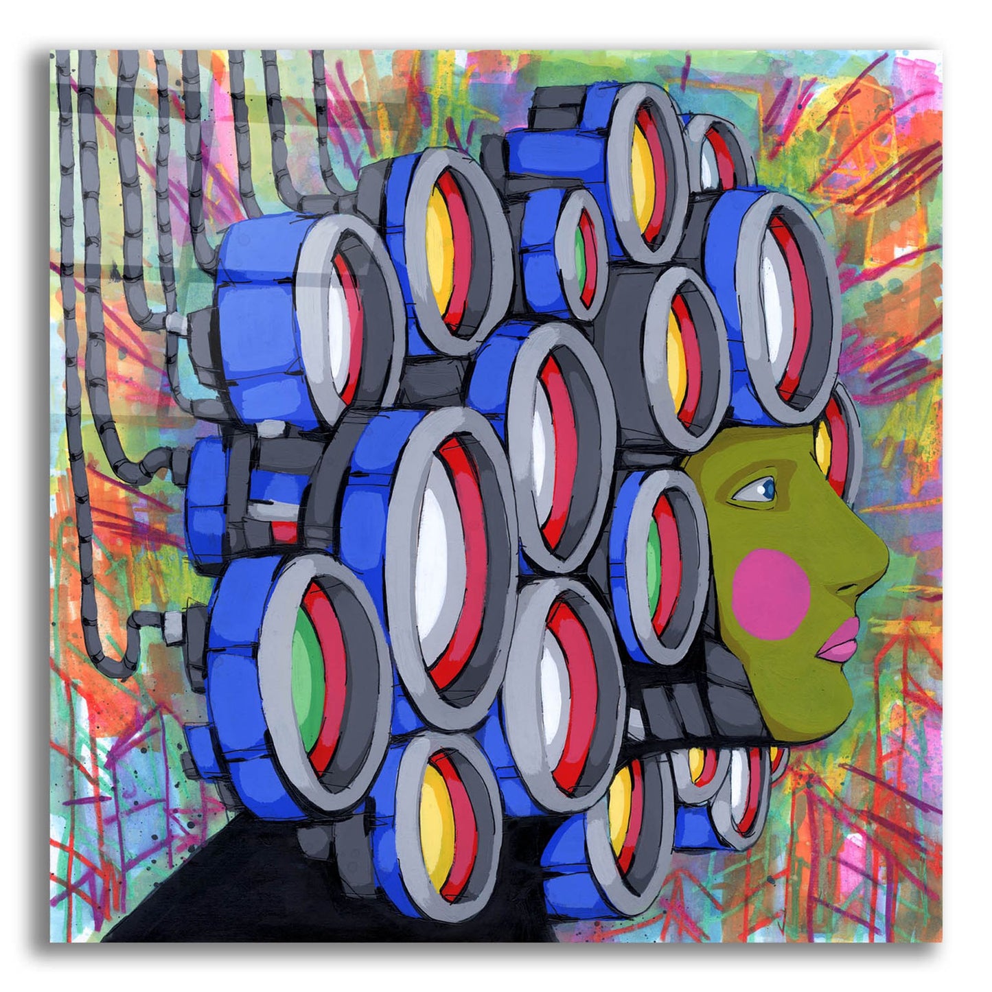 Epic Art 'Center Of Attention' by Ric Stultz, Acrylic Glass Wall Art