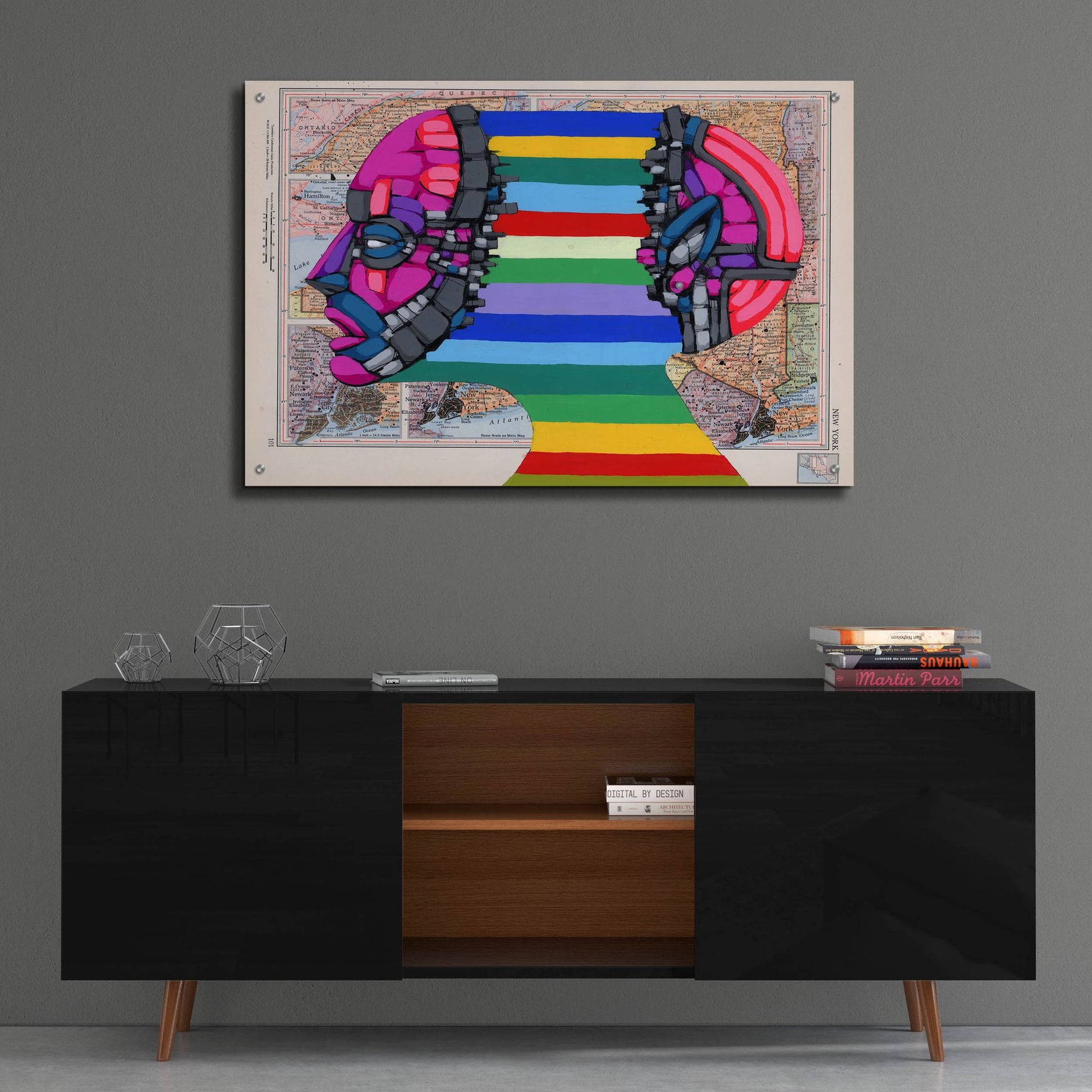 Epic Art 'Expanding Mind' by Ric Stultz, Acrylic Glass Wall Art,36x24