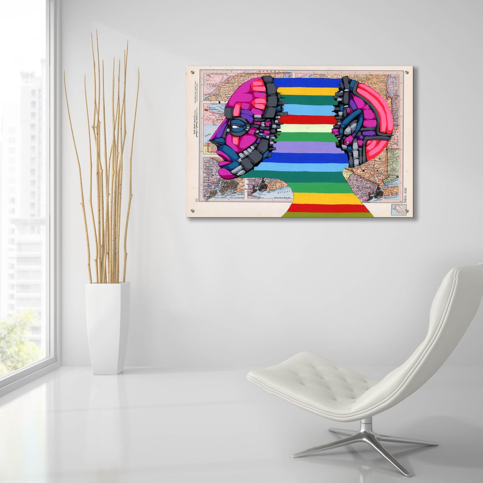 Epic Art 'Expanding Mind' by Ric Stultz, Acrylic Glass Wall Art,36x24