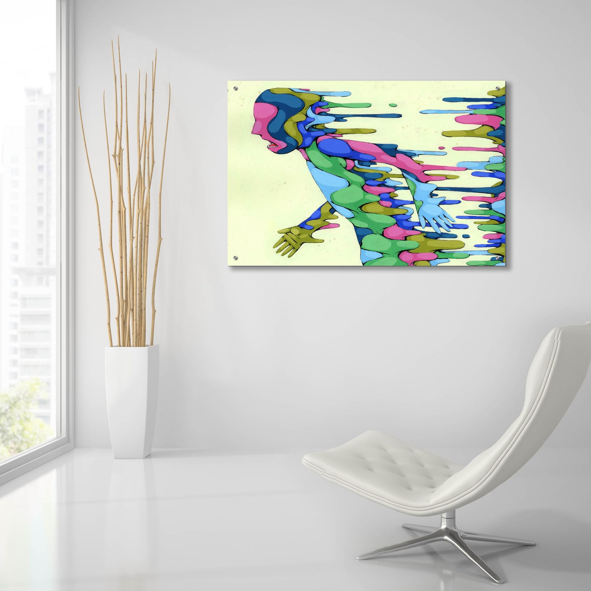 Epic Art 'Going Through It' by Ric Stultz, Acrylic Glass Wall Art,36x24