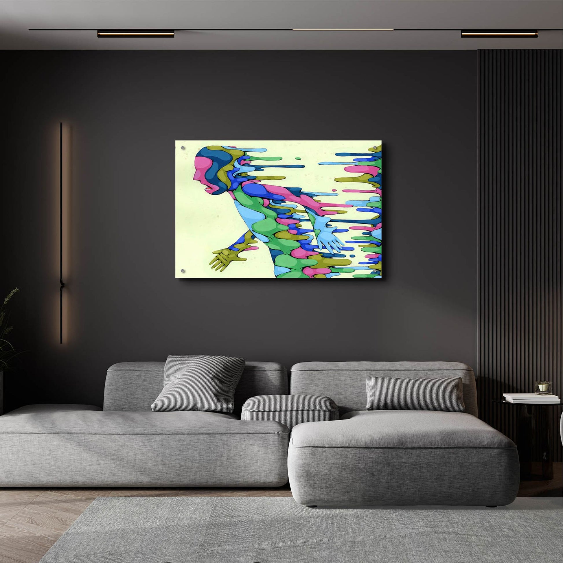 Epic Art 'Going Through It' by Ric Stultz, Acrylic Glass Wall Art,36x24