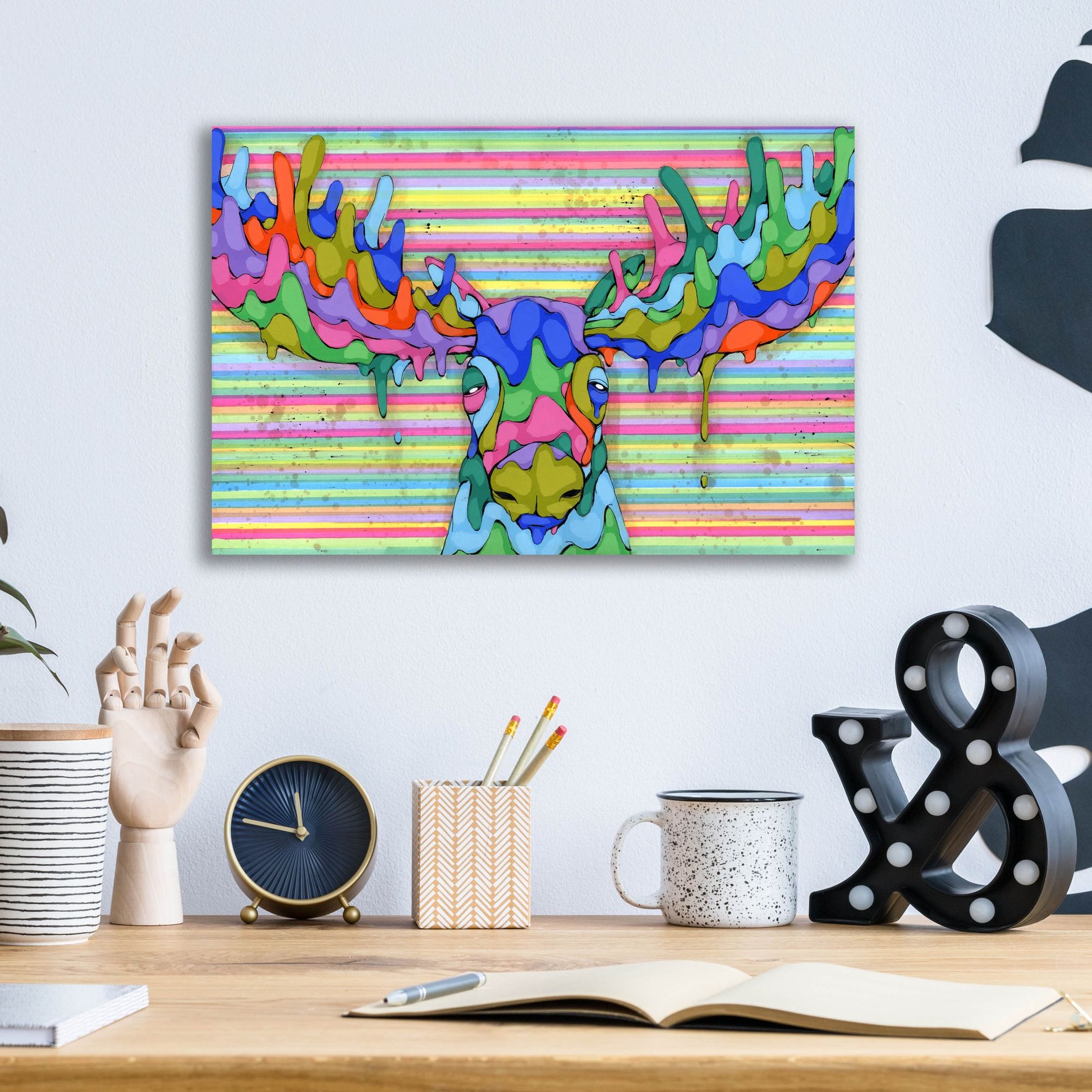 Epic Art 'Overwhelmed By The Spectrum' by Ric Stultz, Acrylic Glass Wall Art,16x12