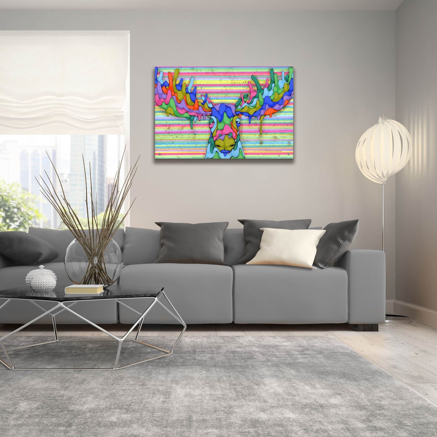 Epic Art 'Overwhelmed By The Spectrum' by Ric Stultz, Acrylic Glass Wall Art,36x24