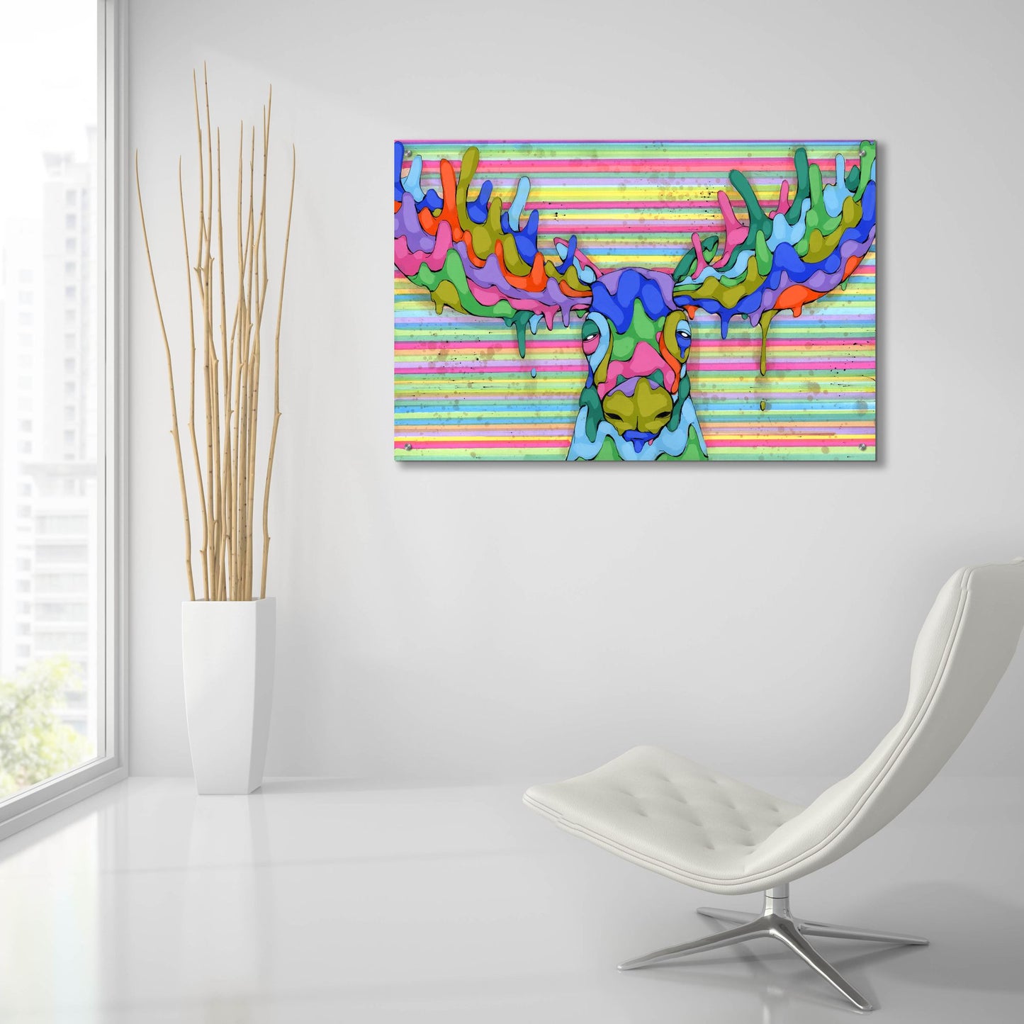 Epic Art 'Overwhelmed By The Spectrum' by Ric Stultz, Acrylic Glass Wall Art,36x24