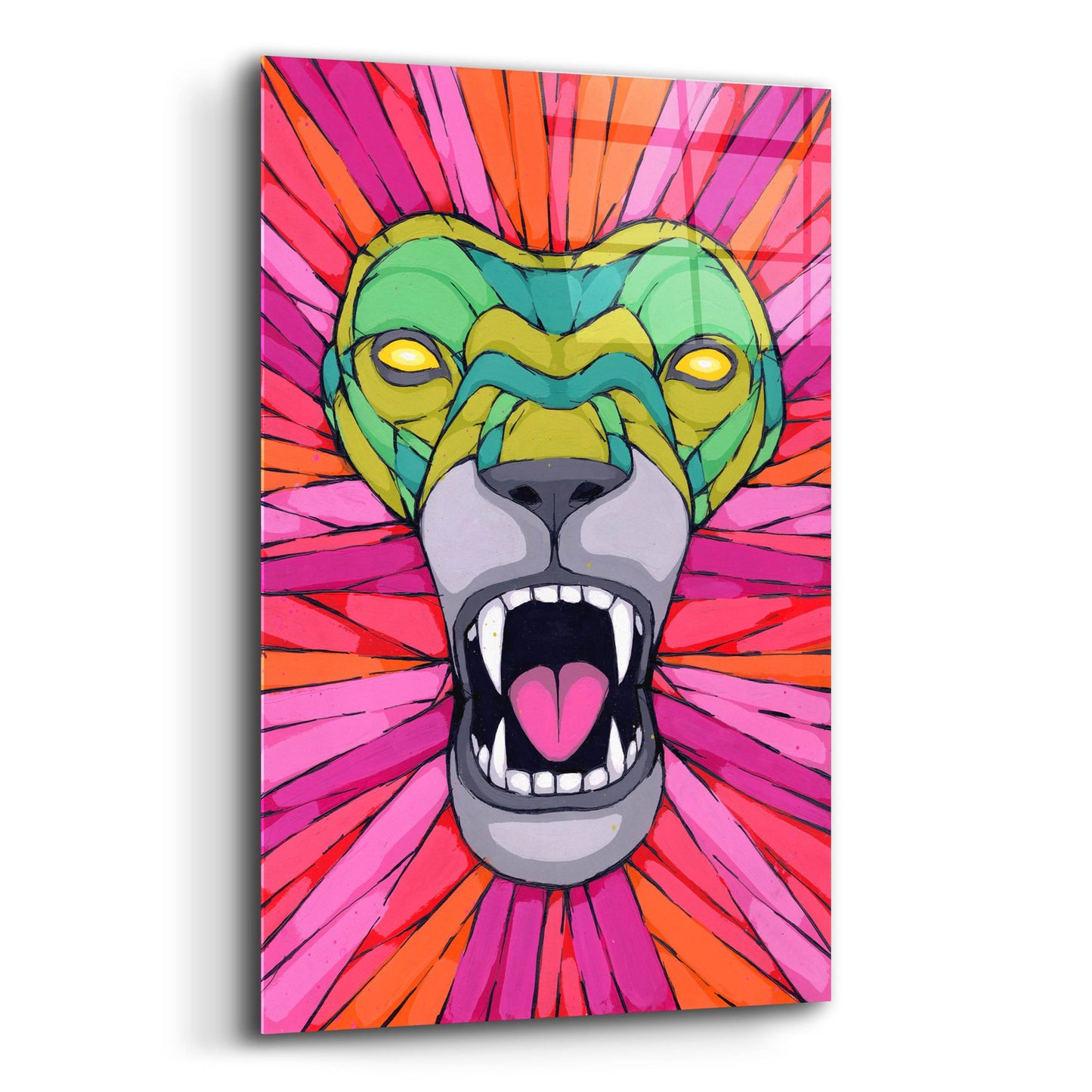 Epic Art 'Aggressive By Nature' by Ric Stultz, Acrylic Glass Wall Art,12x16