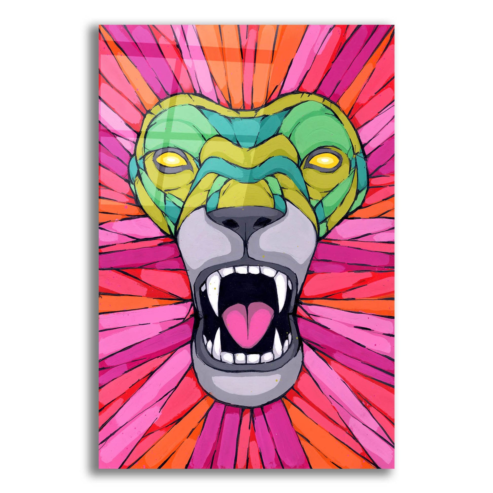 Epic Art 'Aggressive By Nature' by Ric Stultz, Acrylic Glass Wall Art