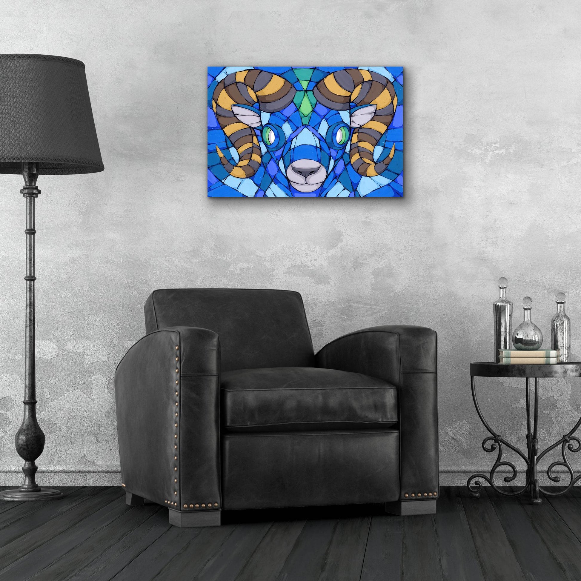 Epic Art 'Blues Run The Game' by Ric Stultz, Acrylic Glass Wall Art,24x16