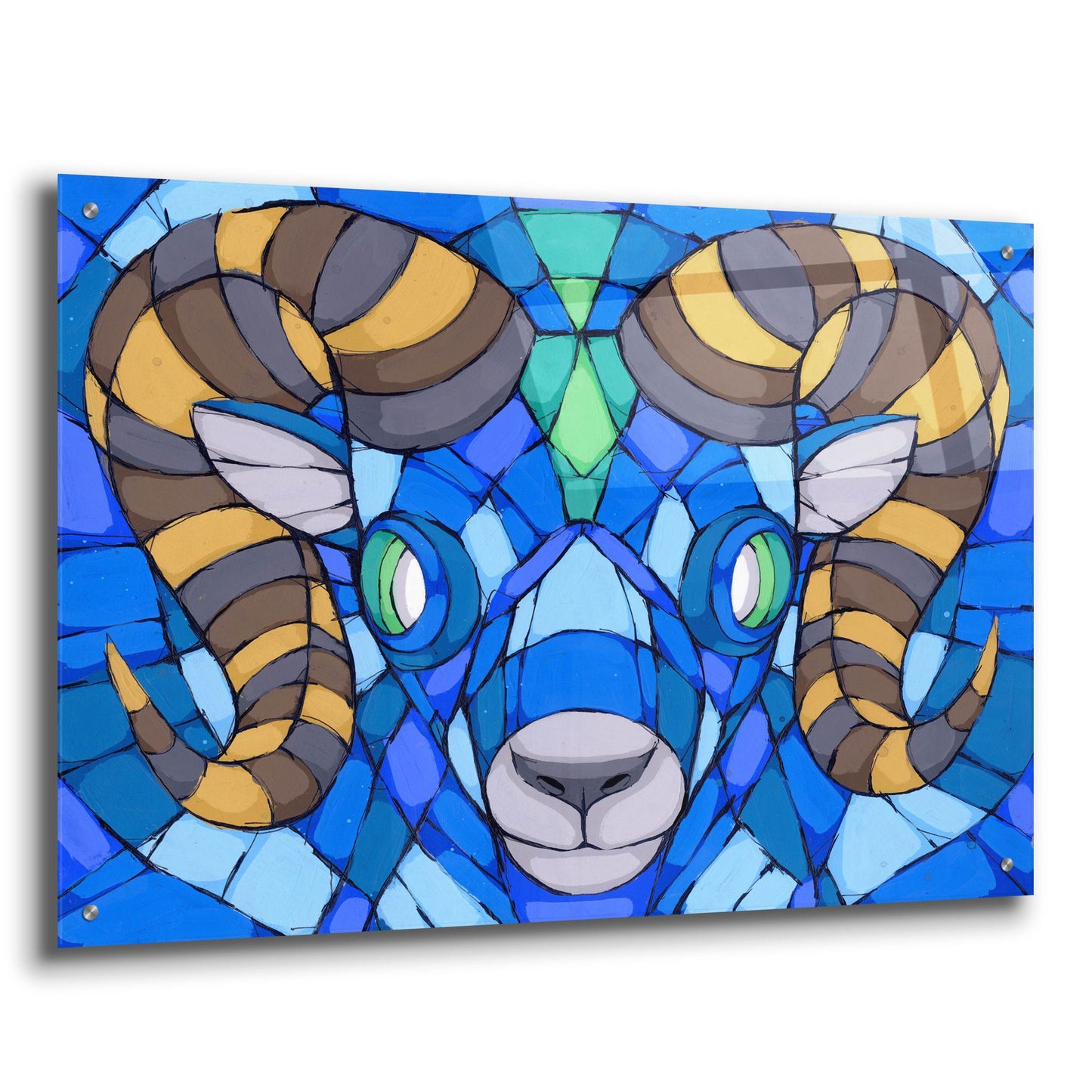 Epic Art 'Blues Run The Game' by Ric Stultz, Acrylic Glass Wall Art,36x24