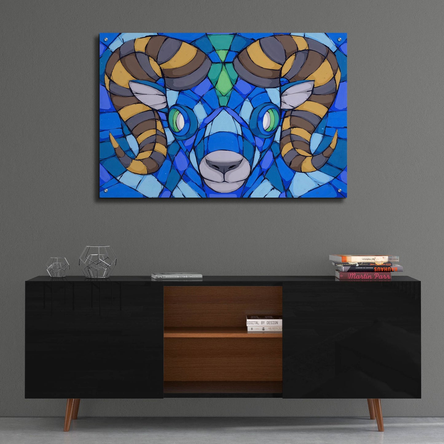 Epic Art 'Blues Run The Game' by Ric Stultz, Acrylic Glass Wall Art,36x24