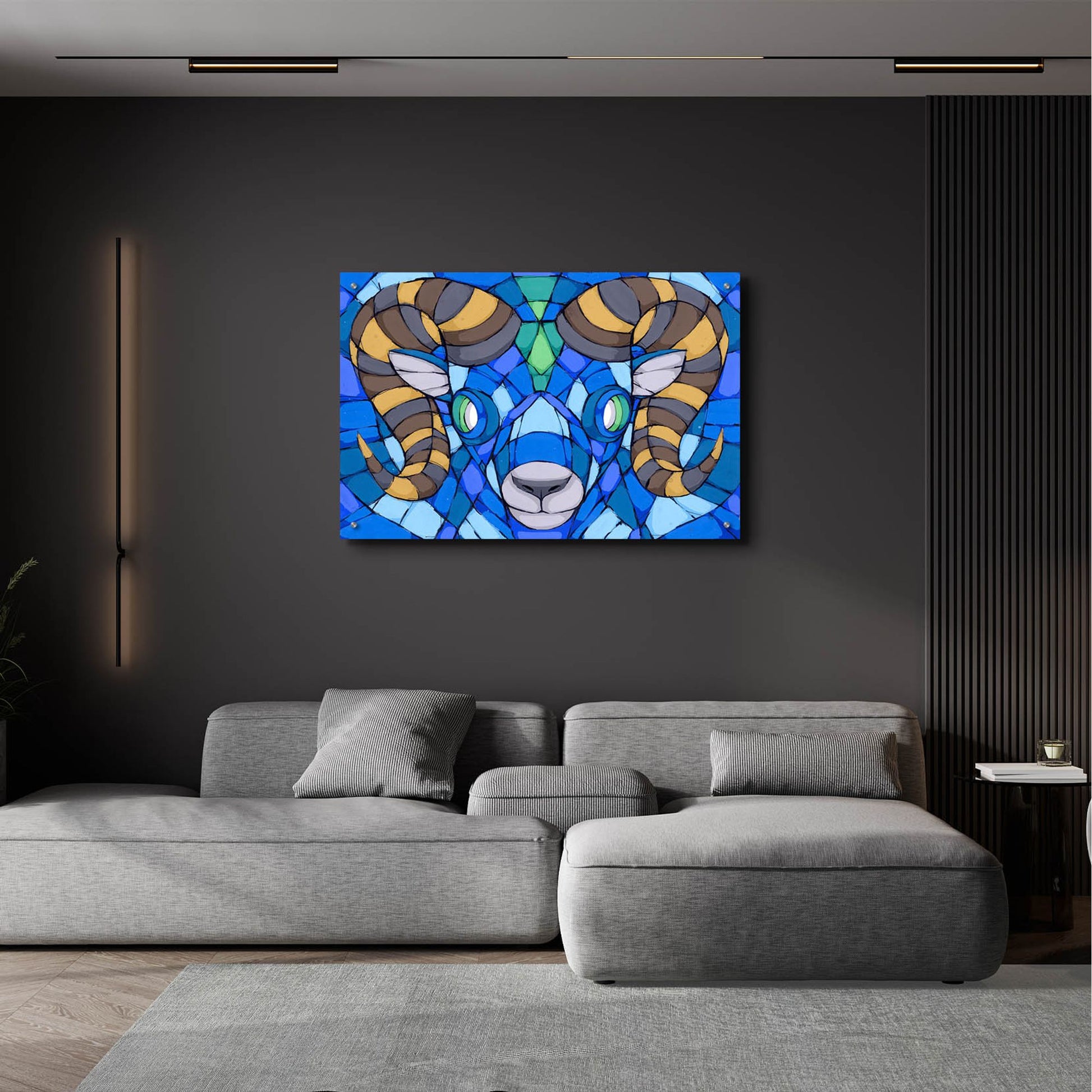 Epic Art 'Blues Run The Game' by Ric Stultz, Acrylic Glass Wall Art,36x24