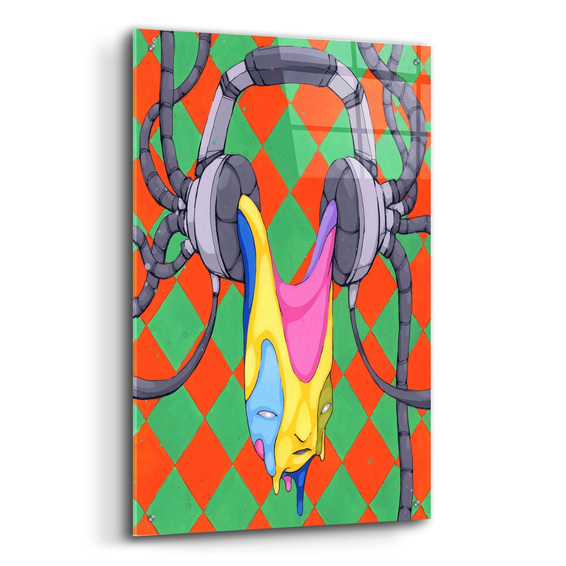 Epic Art 'Headphone Generation' by Ric Stultz, Acrylic Glass Wall Art,24x36