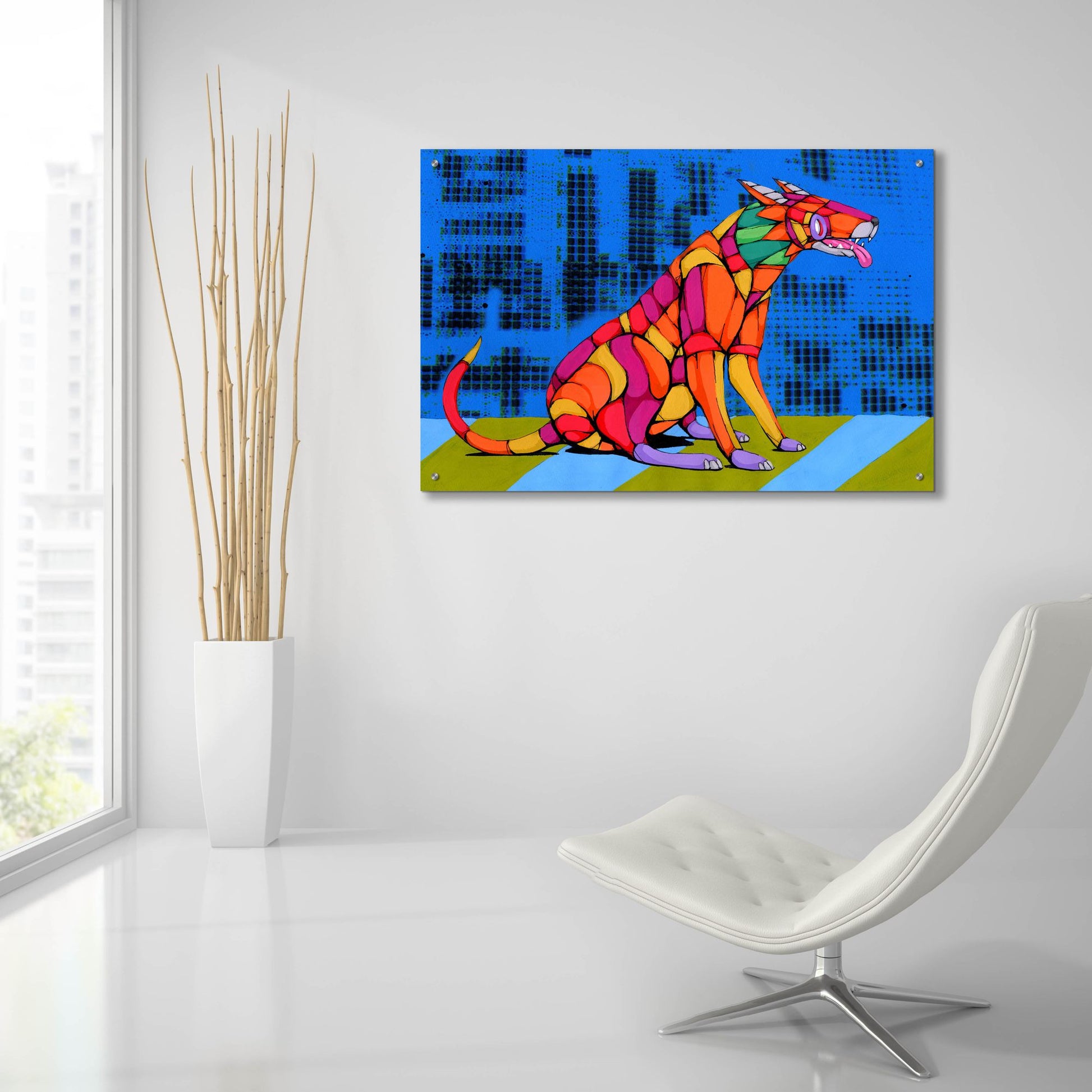 Epic Art 'Patient Predator' by Ric Stultz, Acrylic Glass Wall Art,36x24