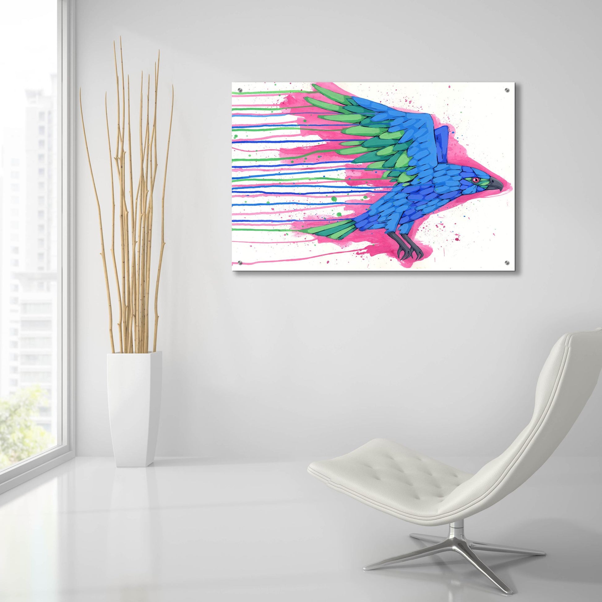 Epic Art 'Coming in Hot' by Ric Stultz, Acrylic Glass Wall Art,36x24