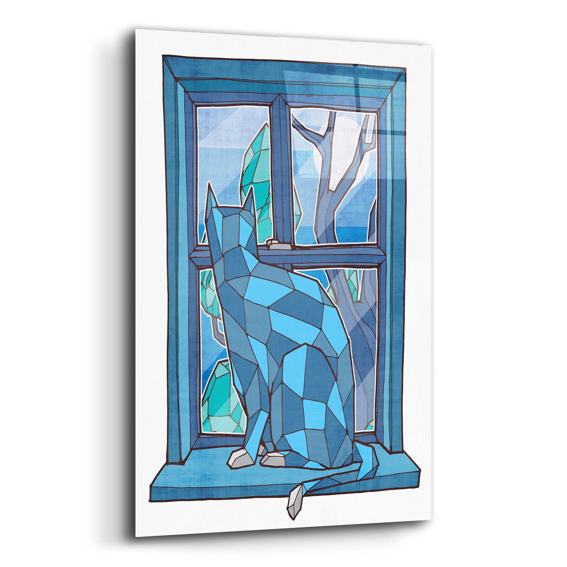 Epic Art 'Window Watcher' by Ric Stultz, Acrylic Glass Wall Art,12x16