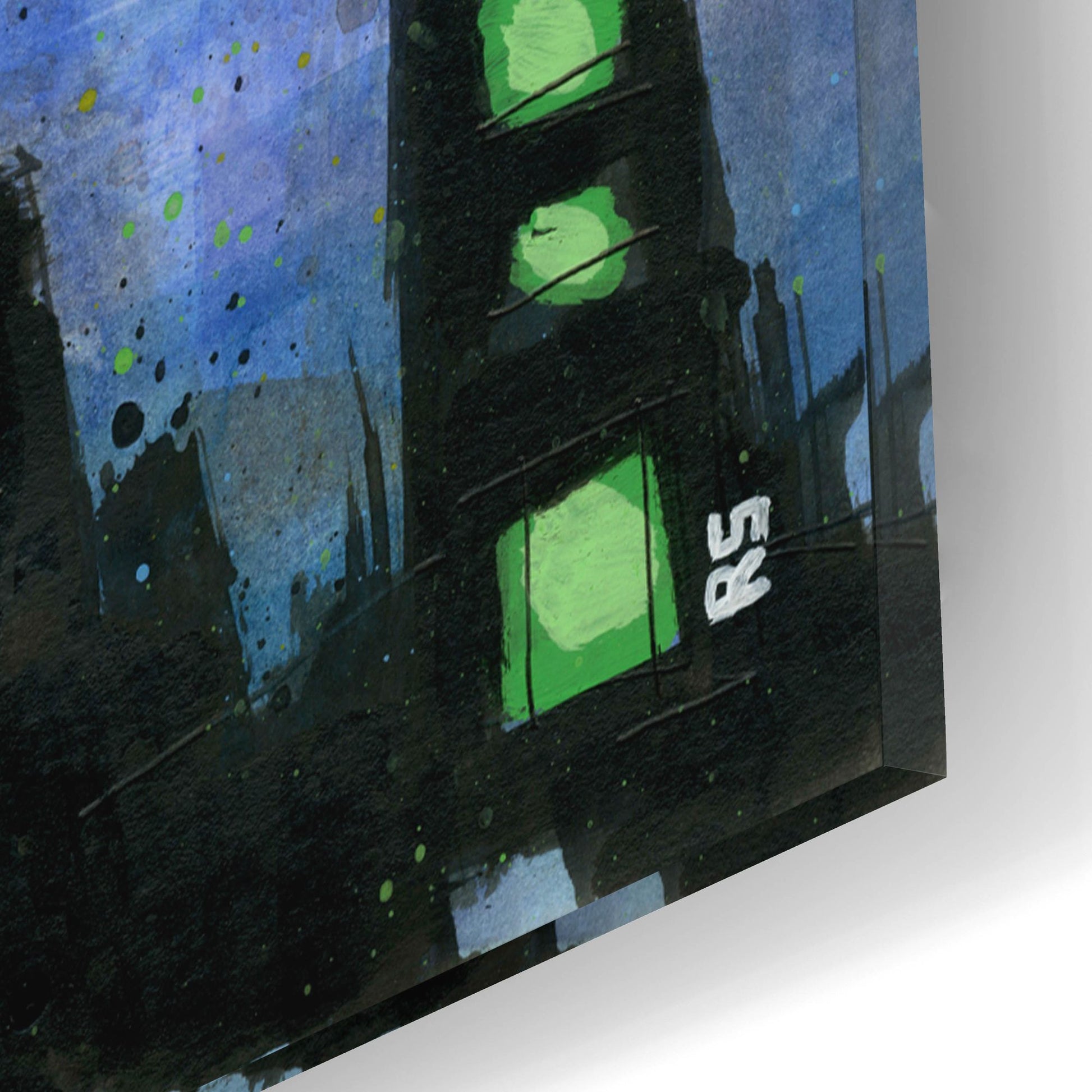 Epic Art 'Cant Face The City' by Ric Stultz, Acrylic Glass Wall Art,12x16