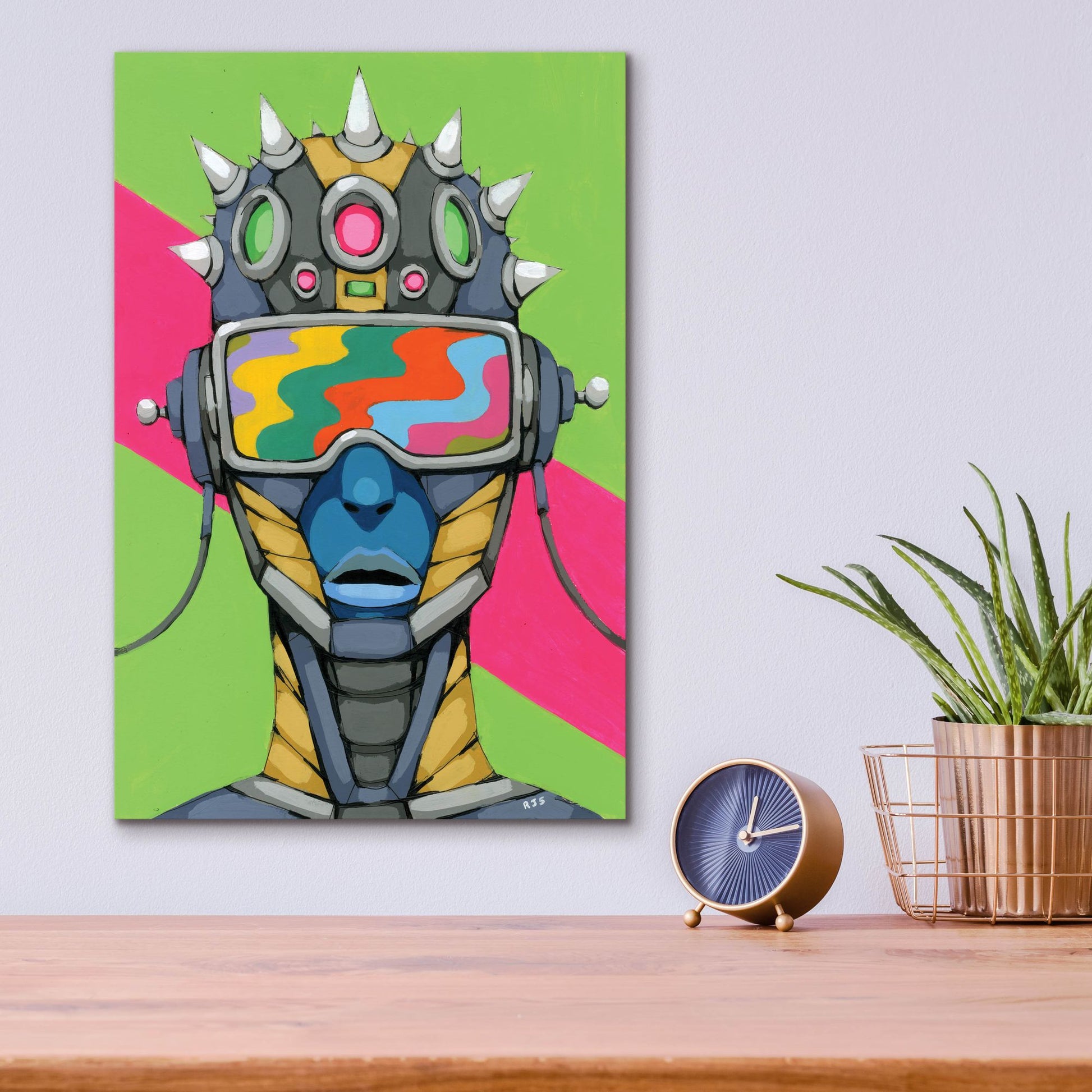 Epic Art 'Androgynous Android' by Ric Stultz, Acrylic Glass Wall Art,12x16