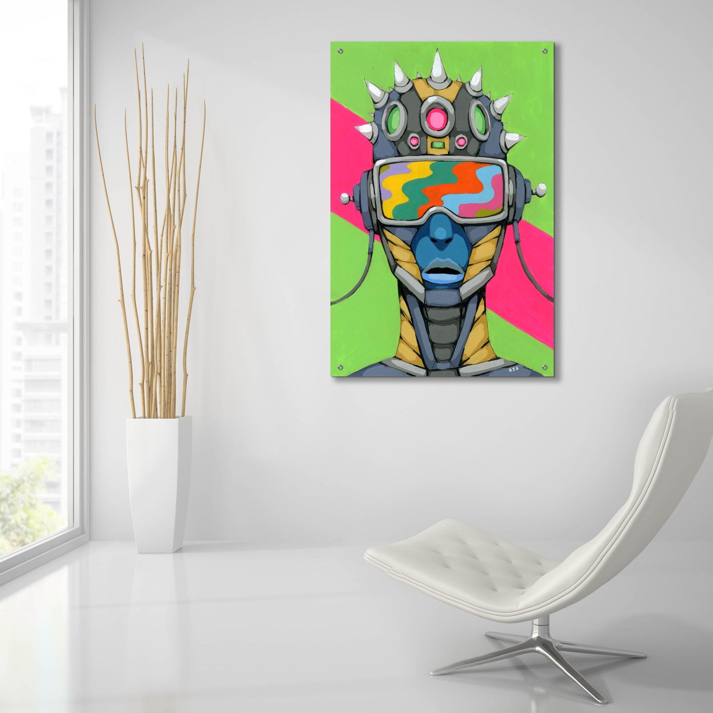 Epic Art 'Androgynous Android' by Ric Stultz, Acrylic Glass Wall Art,24x36