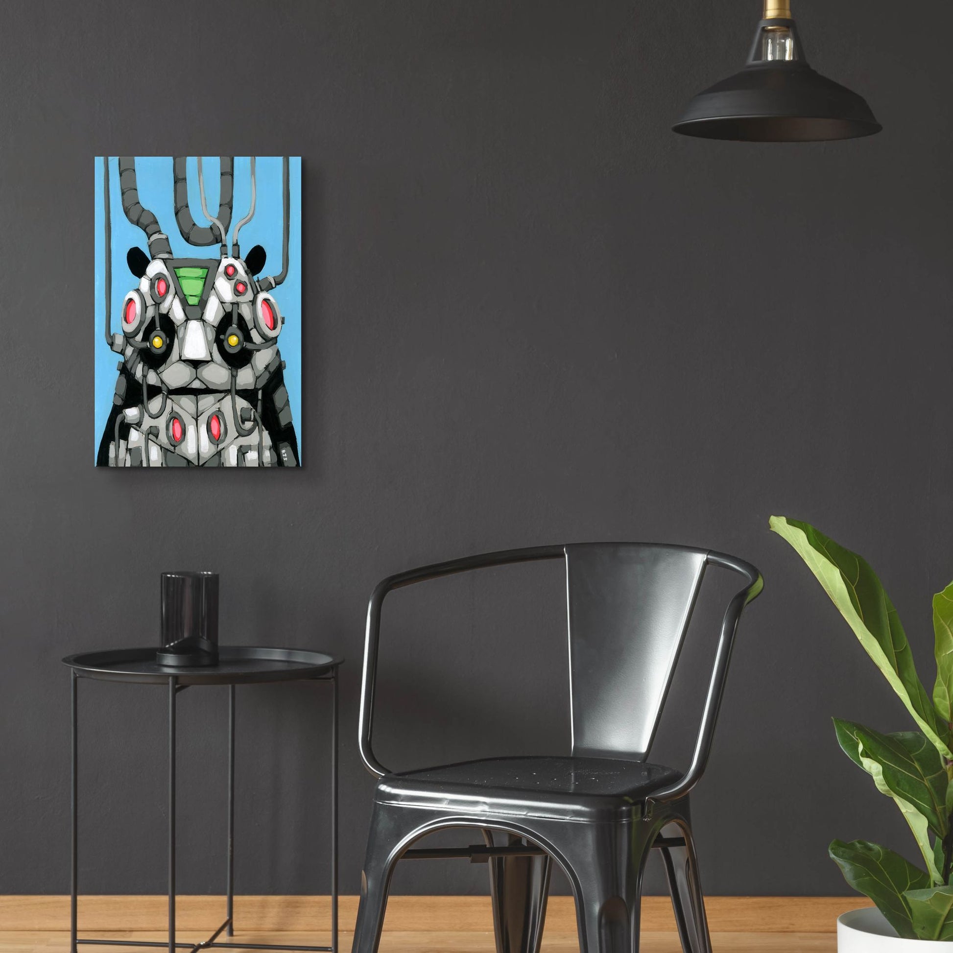 Epic Art 'Pandabot' by Ric Stultz, Acrylic Glass Wall Art,16x24