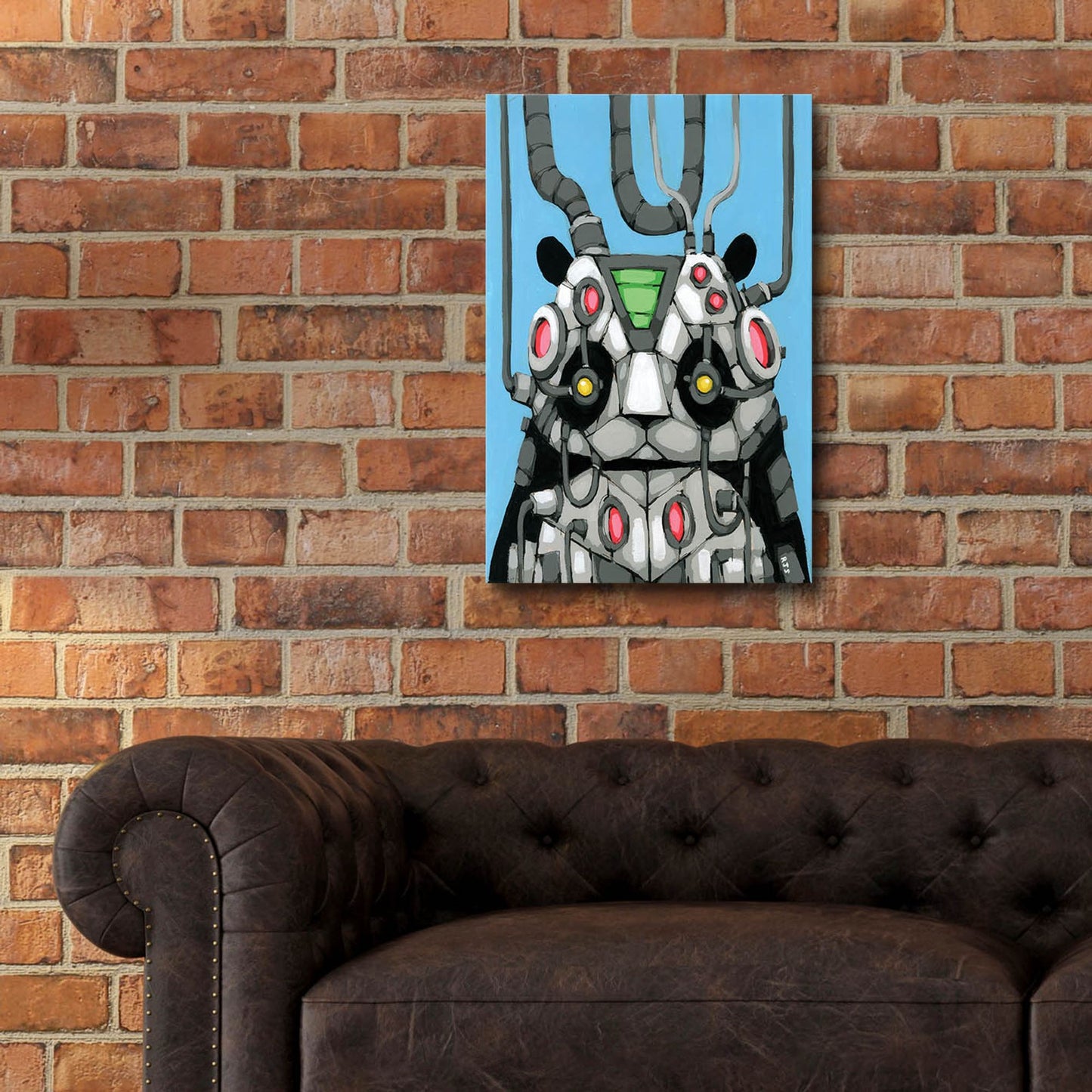 Epic Art 'Pandabot' by Ric Stultz, Acrylic Glass Wall Art,16x24