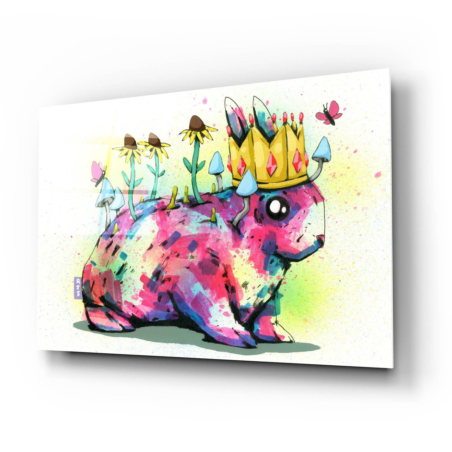 Epic Art 'Bunny Royalty' by Ric Stultz, Acrylic Glass Wall Art,24x16