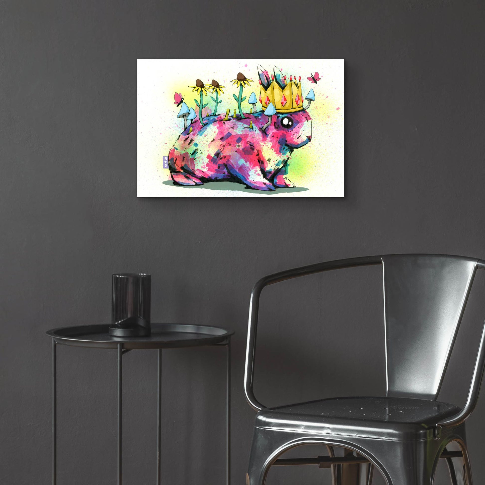 Epic Art 'Bunny Royalty' by Ric Stultz, Acrylic Glass Wall Art,24x16