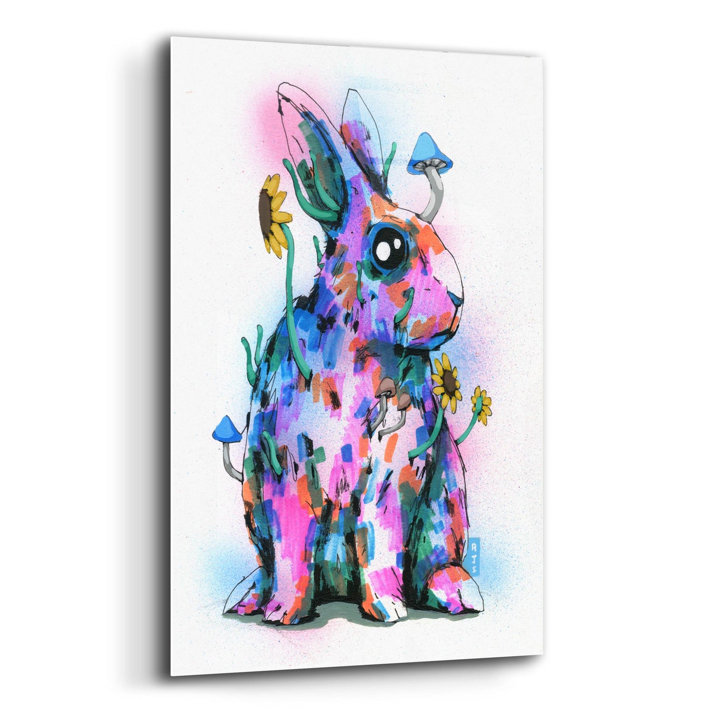 Epic Art 'Bunny' by Ric Stultz, Acrylic Glass Wall Art,12x16