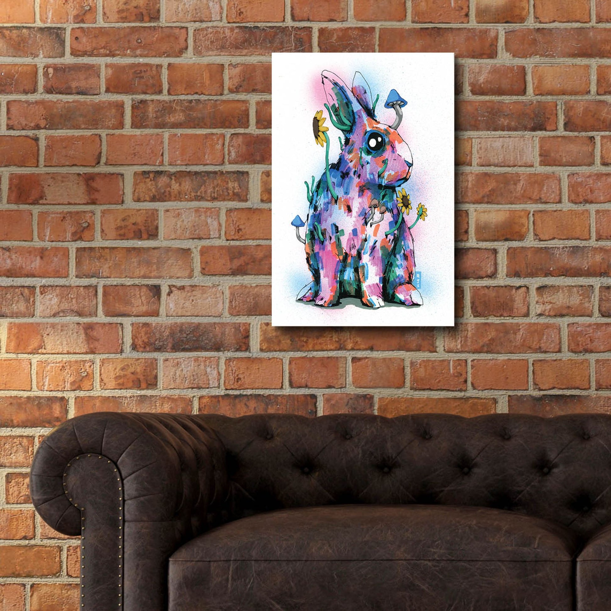 Epic Art 'Bunny' by Ric Stultz, Acrylic Glass Wall Art,16x24