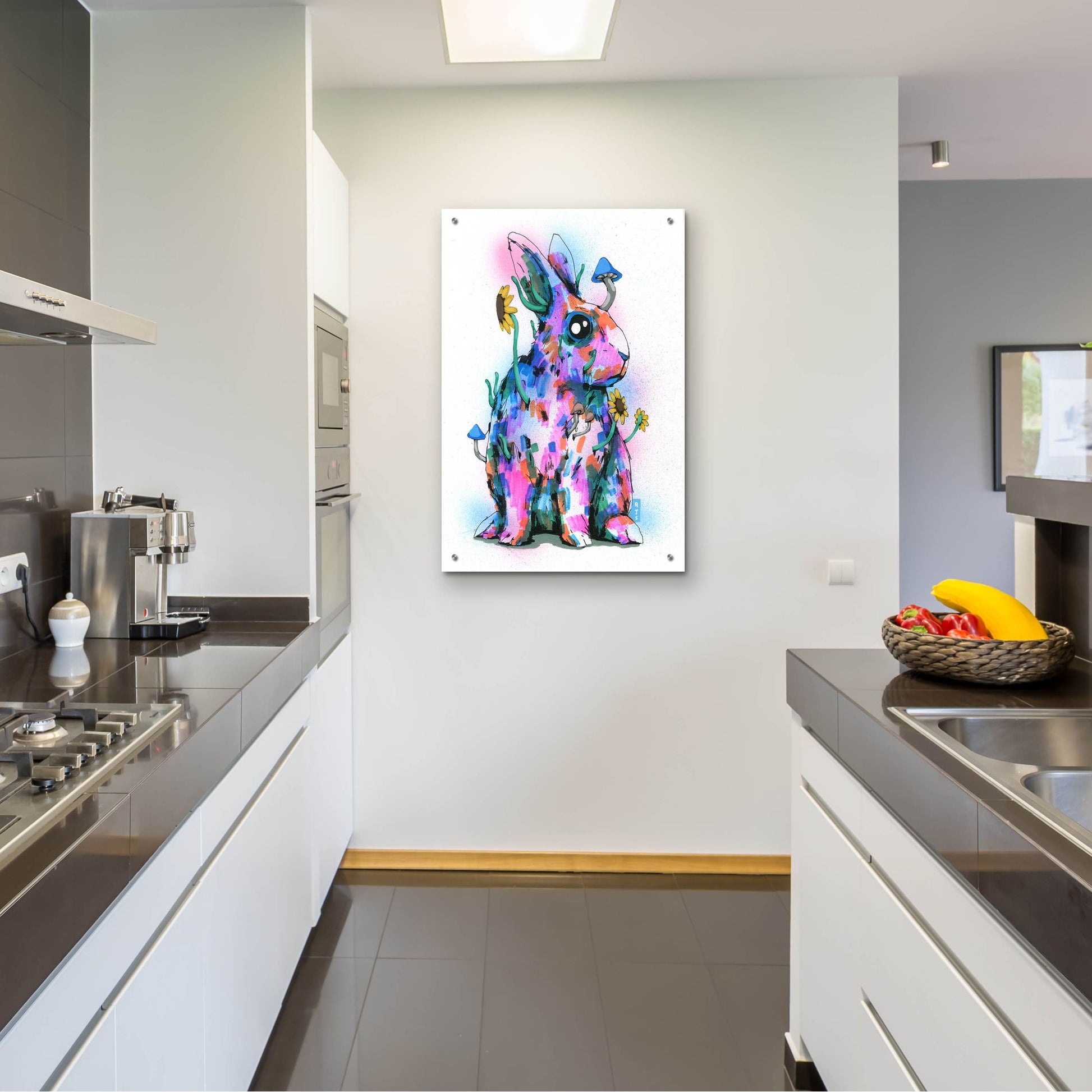 Epic Art 'Bunny' by Ric Stultz, Acrylic Glass Wall Art,24x36