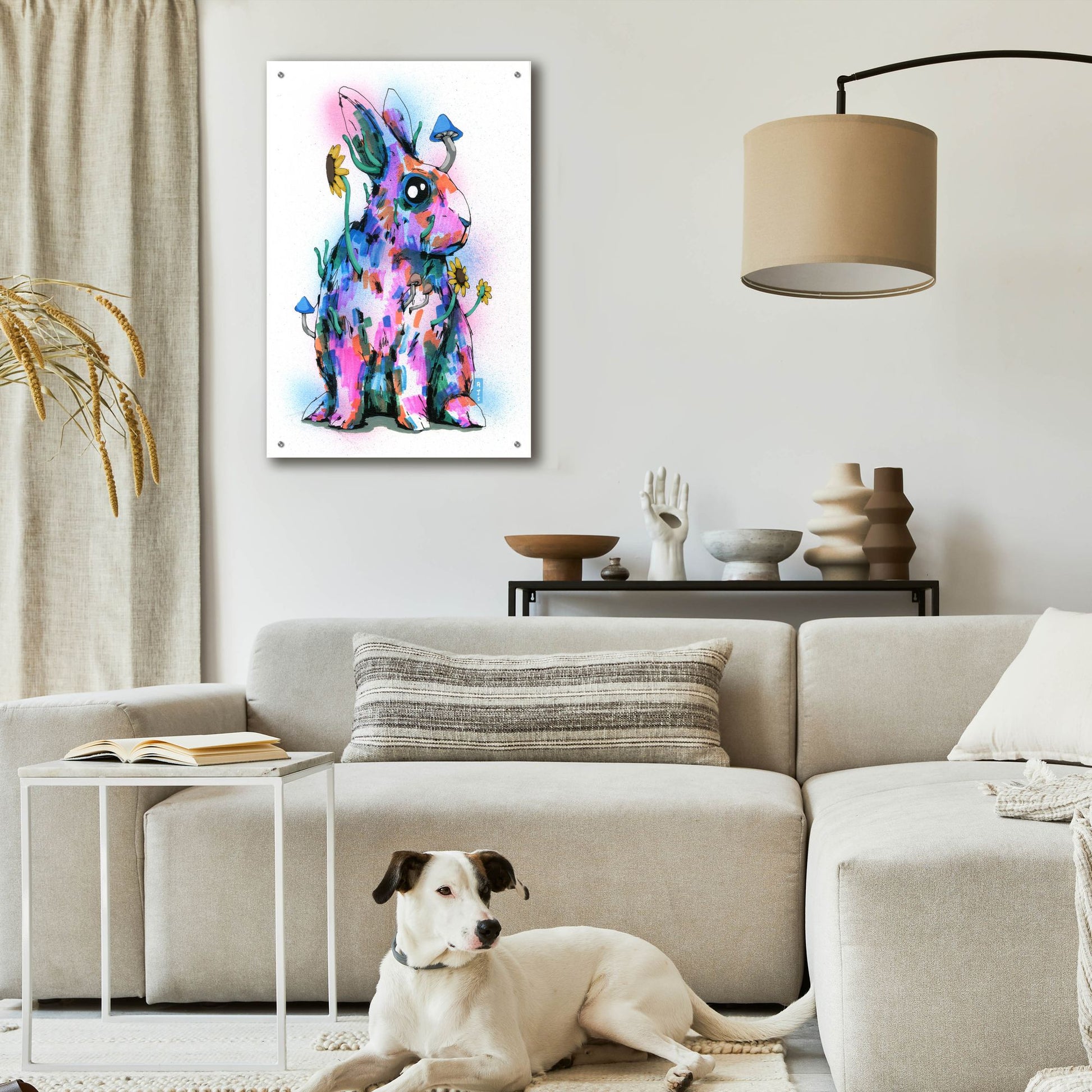 Epic Art 'Bunny' by Ric Stultz, Acrylic Glass Wall Art,24x36