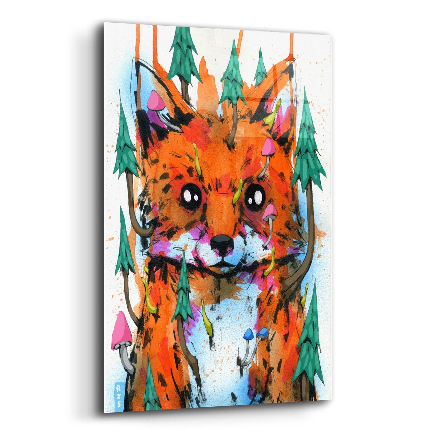 Epic Art 'Foxy' by Ric Stultz, Acrylic Glass Wall Art,12x16