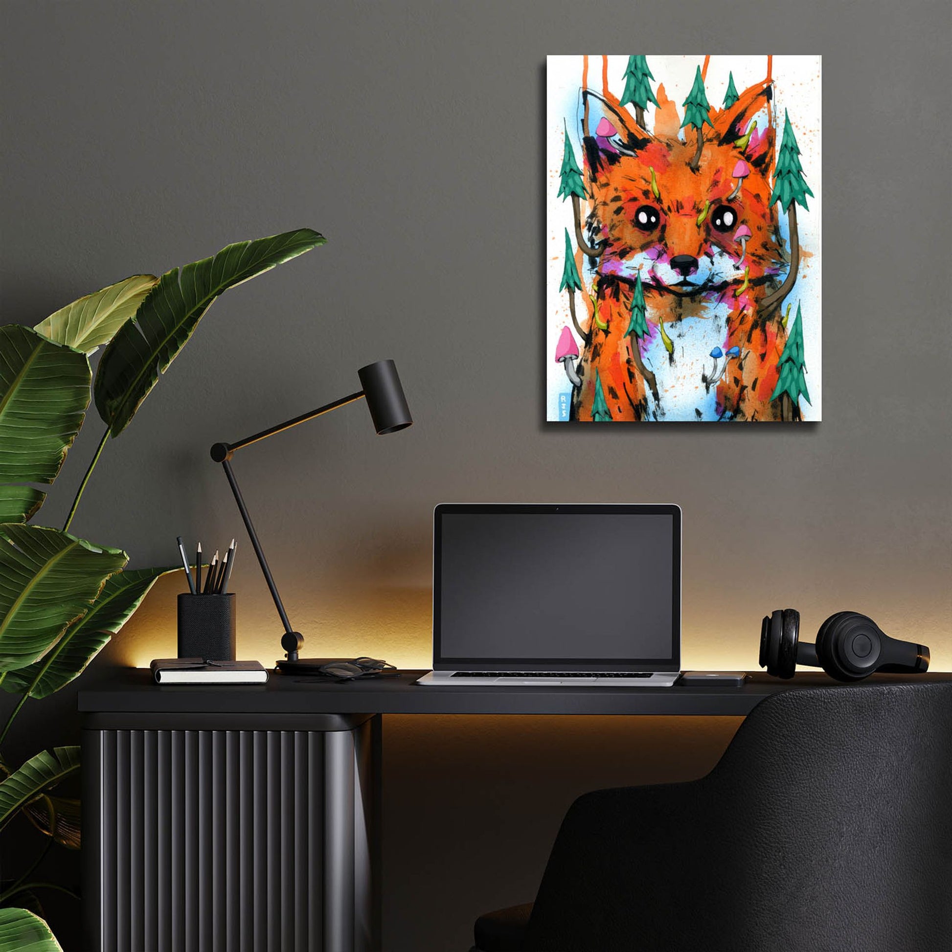 Epic Art 'Foxy' by Ric Stultz, Acrylic Glass Wall Art,12x16