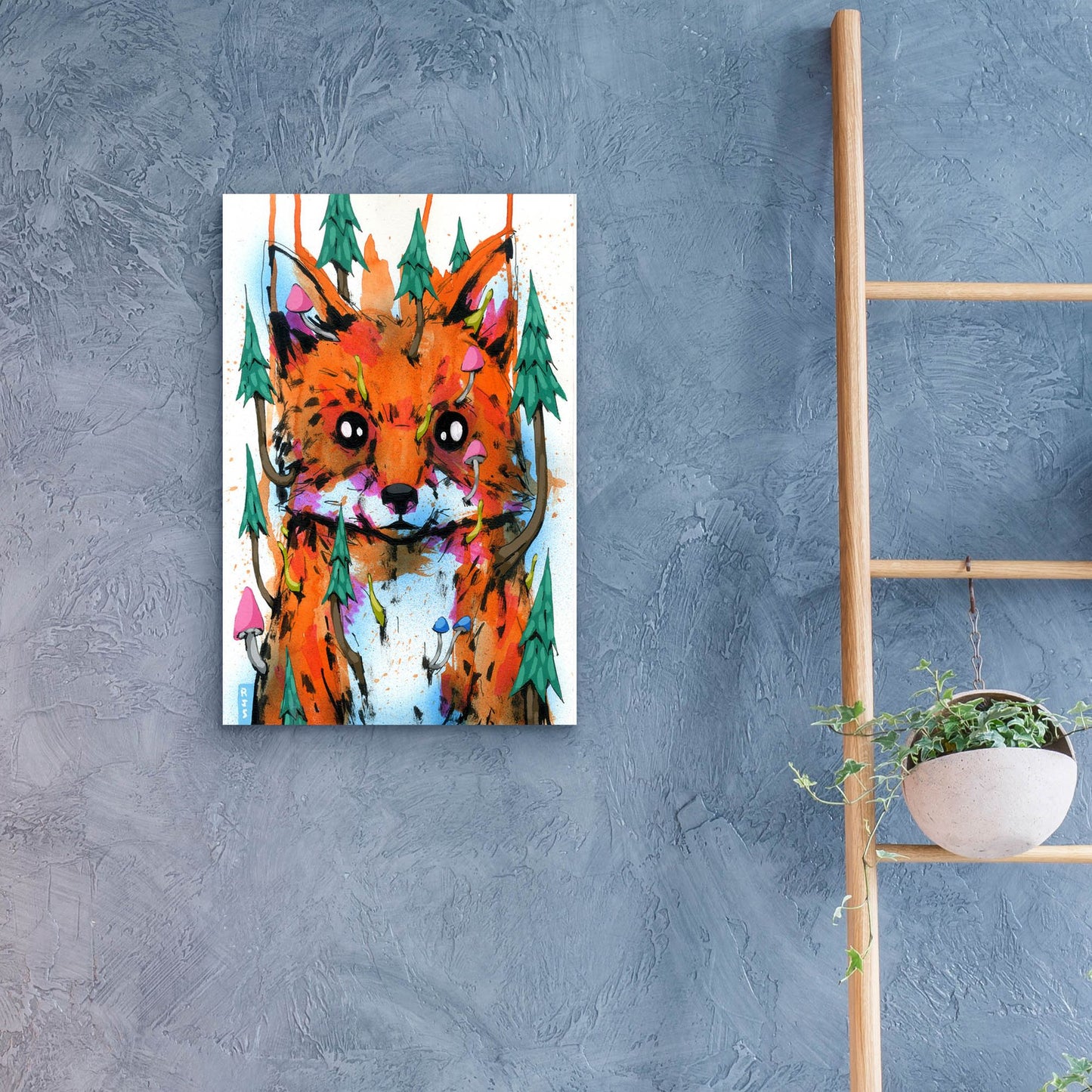 Epic Art 'Foxy' by Ric Stultz, Acrylic Glass Wall Art,16x24