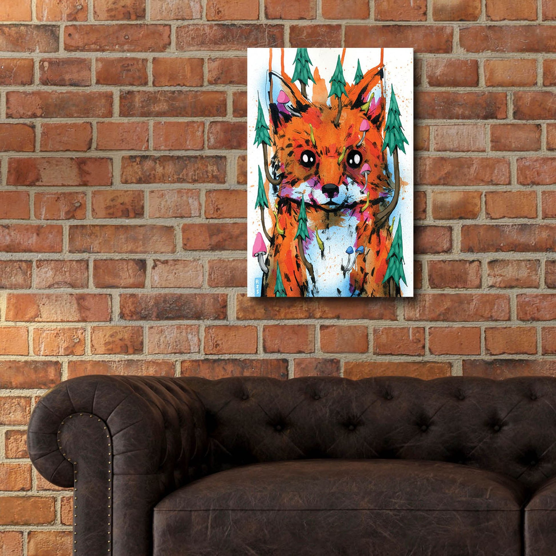 Epic Art 'Foxy' by Ric Stultz, Acrylic Glass Wall Art,16x24