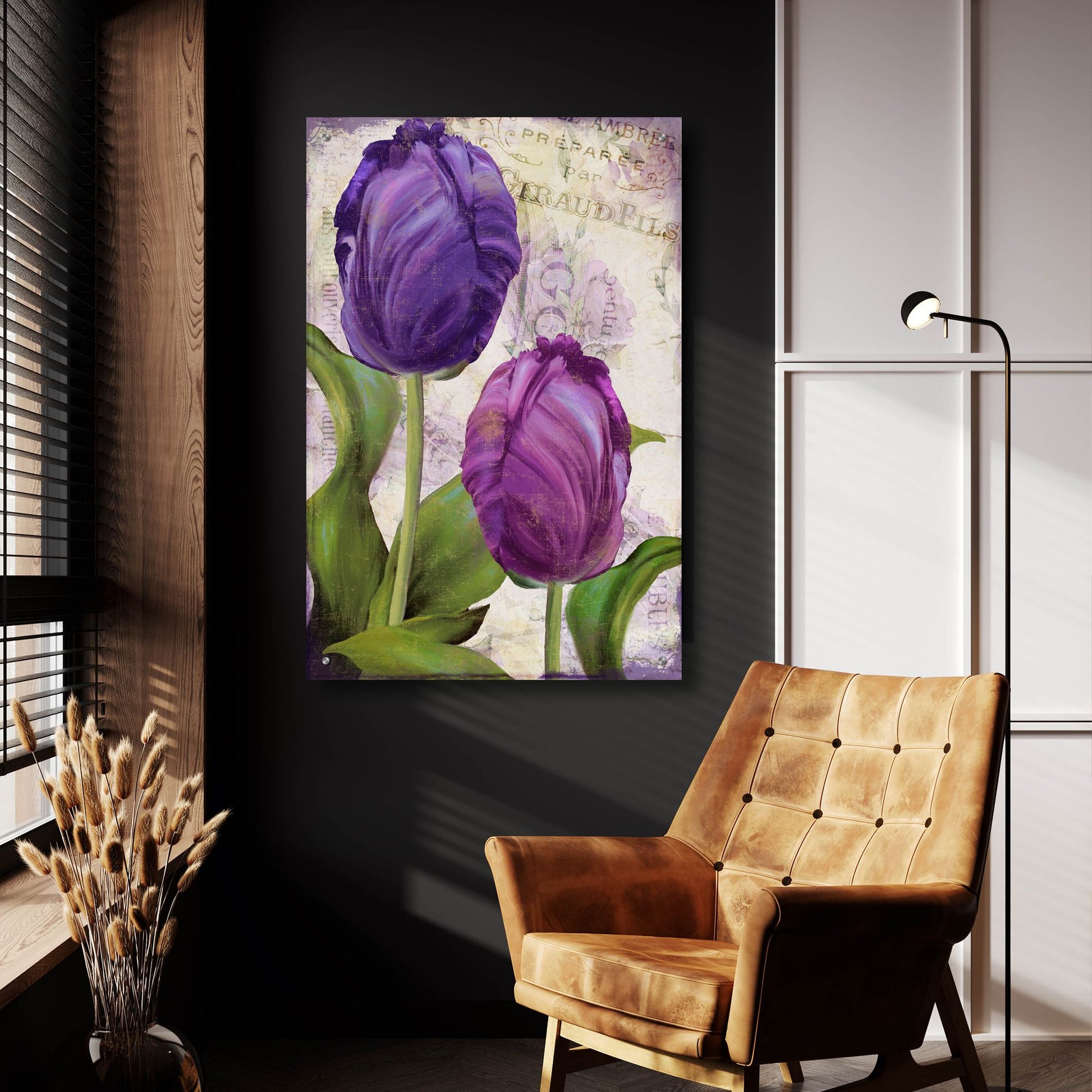 Epic Art 'Parrot Tulips I' by Sasha, Acrylic Glass Wall Art,24x36