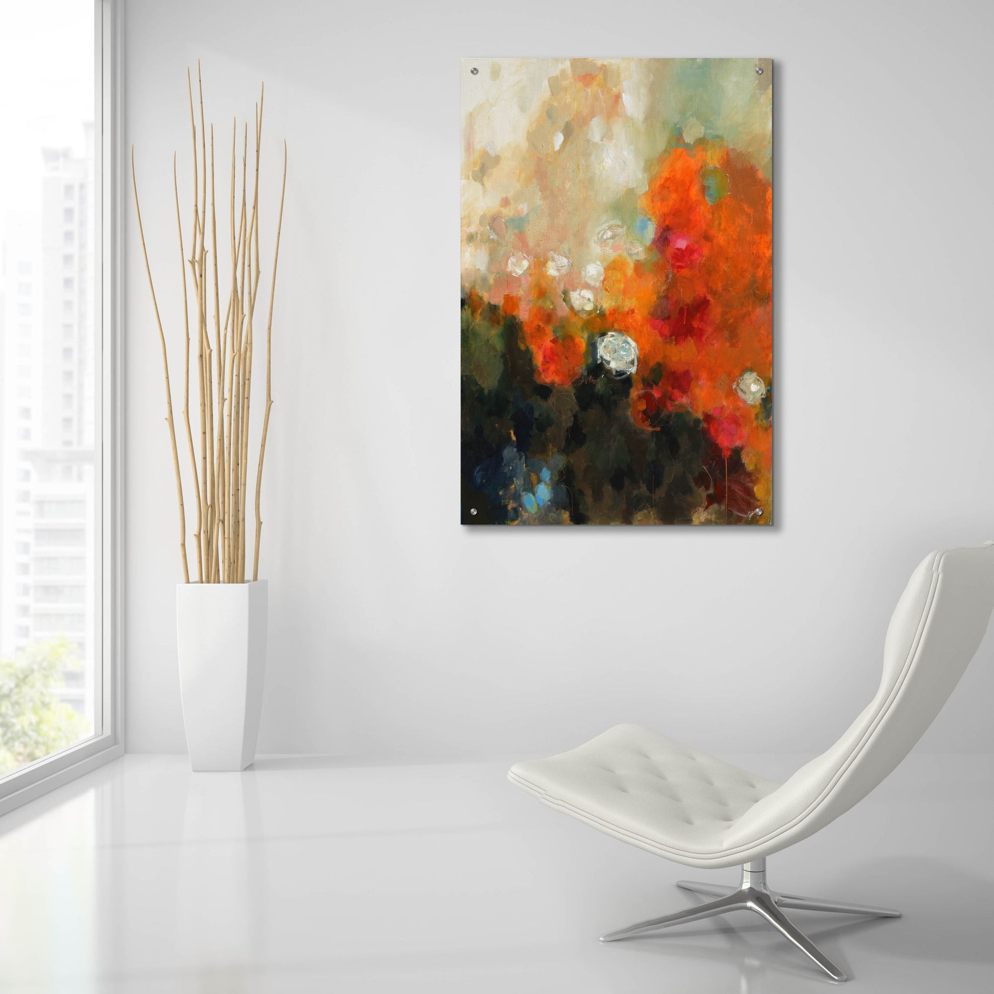 Epic Art 'Garden Rose' by Solveiga, Acrylic Glass Wall Art,24x36