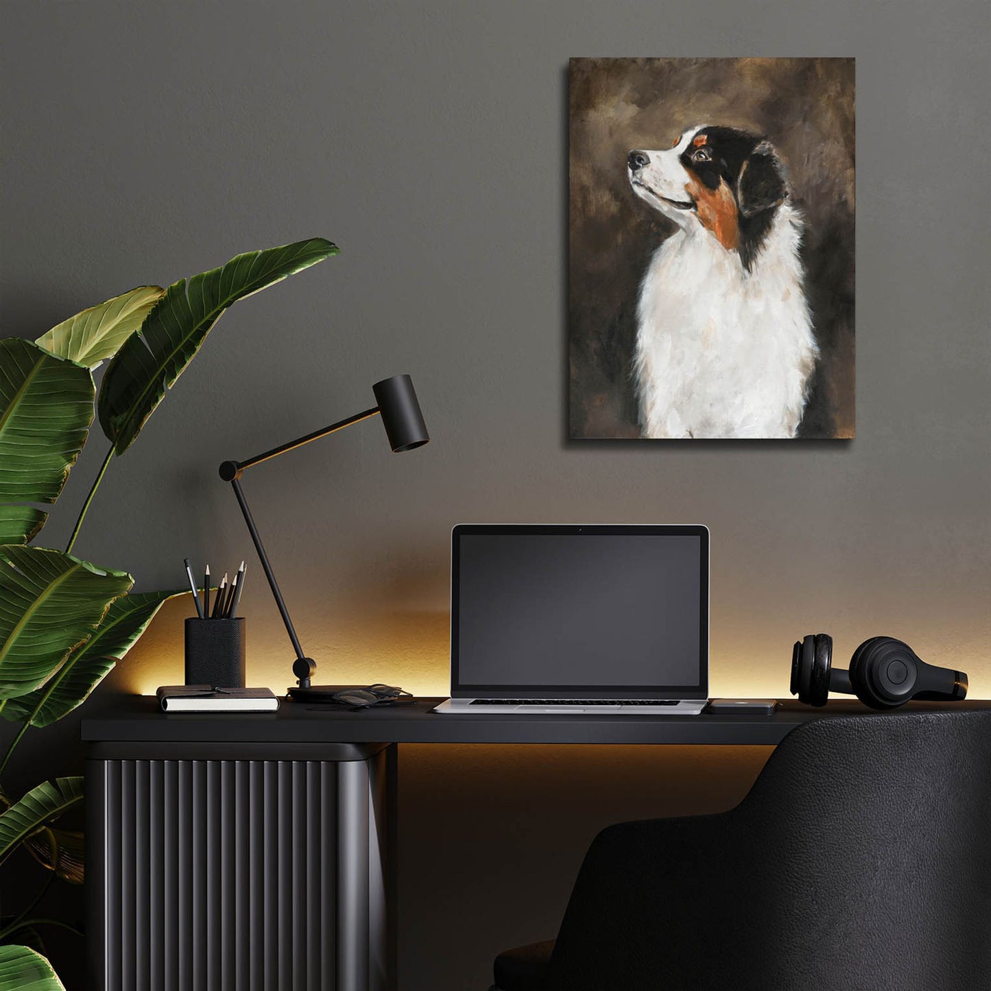 Epic Art 'Australian Shepherd' by Solveiga, Acrylic Glass Wall Art,12x16