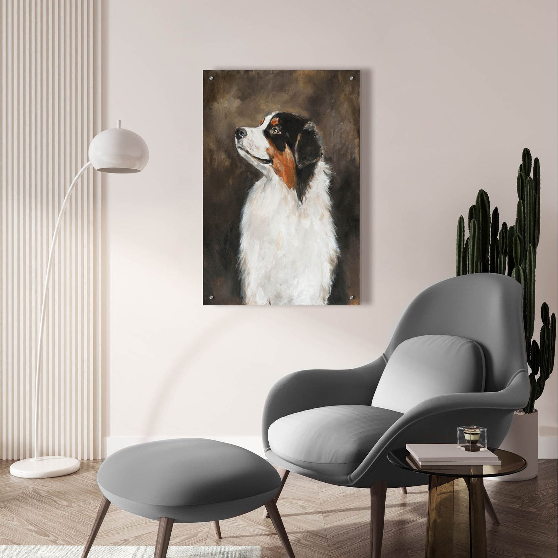 Epic Art 'Australian Shepherd' by Solveiga, Acrylic Glass Wall Art,24x36