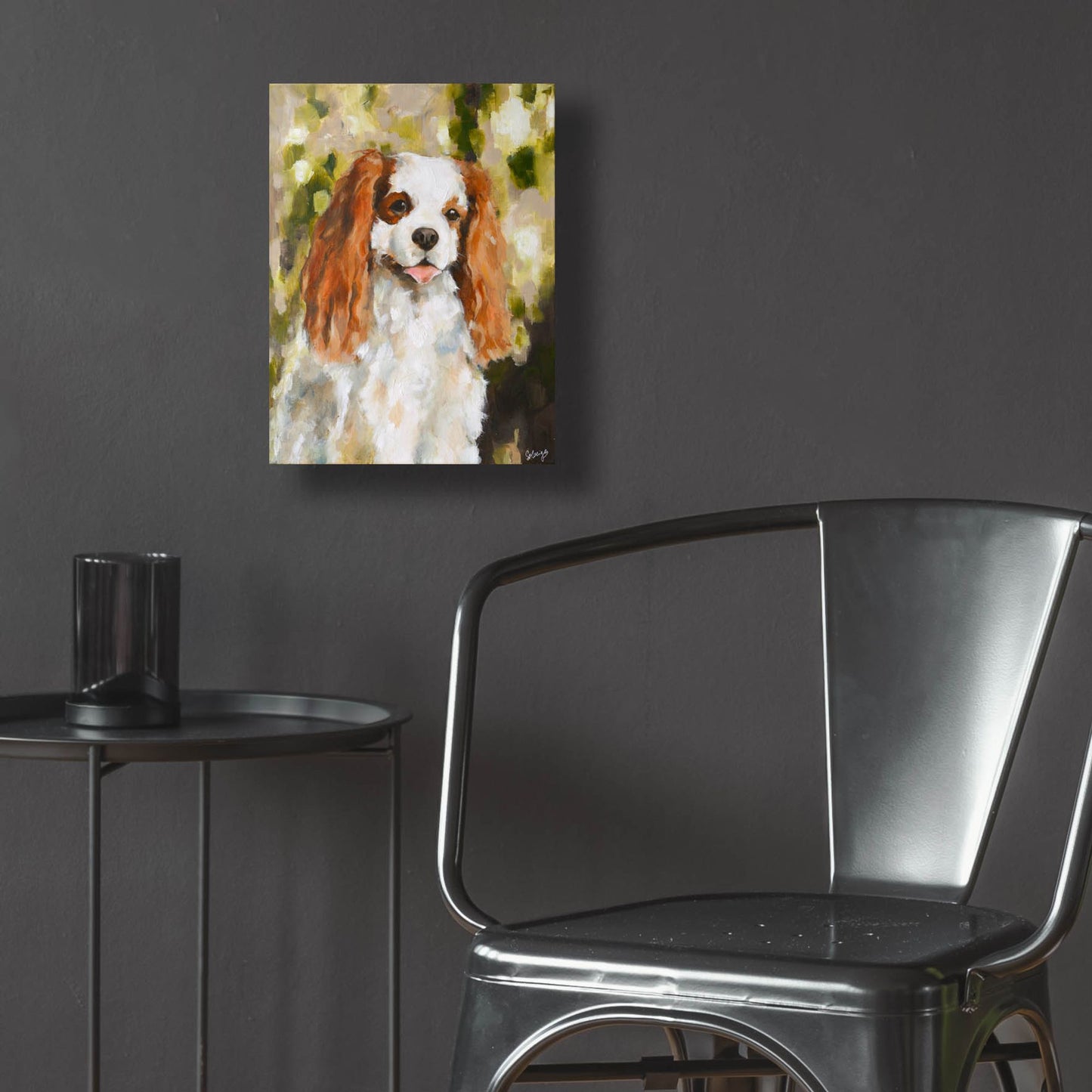 Epic Art 'Cavalier King Charles' by Solveiga, Acrylic Glass Wall Art,12x16