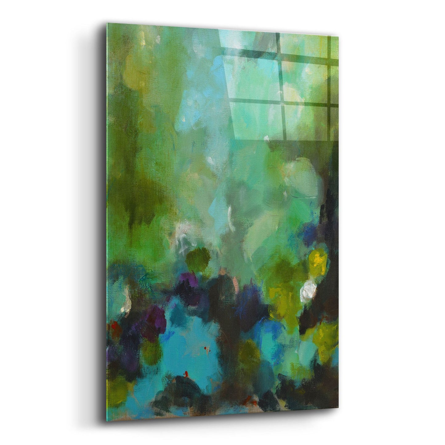 Epic Art 'Green II' by Solveiga, Acrylic Glass Wall Art,12x16