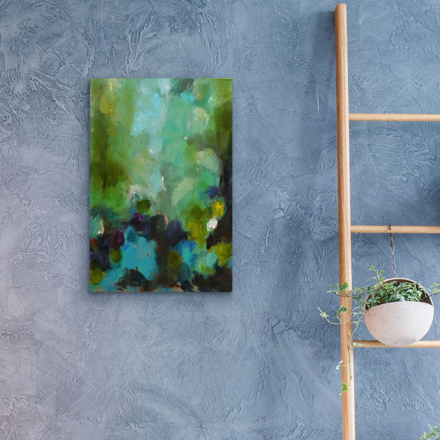 Epic Art 'Green II' by Solveiga, Acrylic Glass Wall Art,16x24