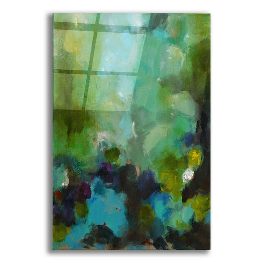 Epic Art 'Green II' by Solveiga, Acrylic Glass Wall Art