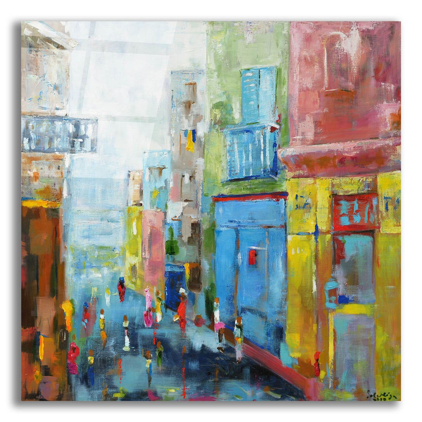 Epic Art 'Procida' by Solveiga, Acrylic Glass Wall Art