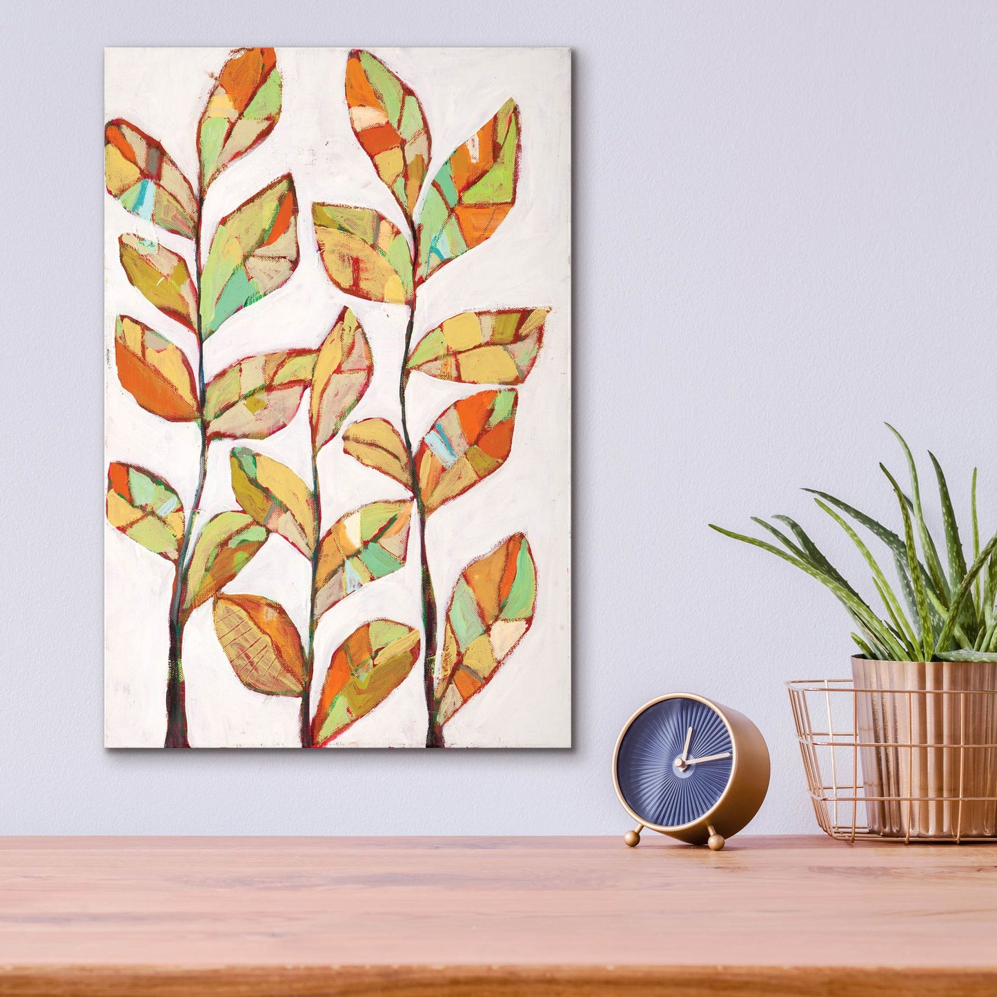 Epic Art 'Foliage 1' by Staci Marie Swider, Acrylic Glass Wall Art,12x16