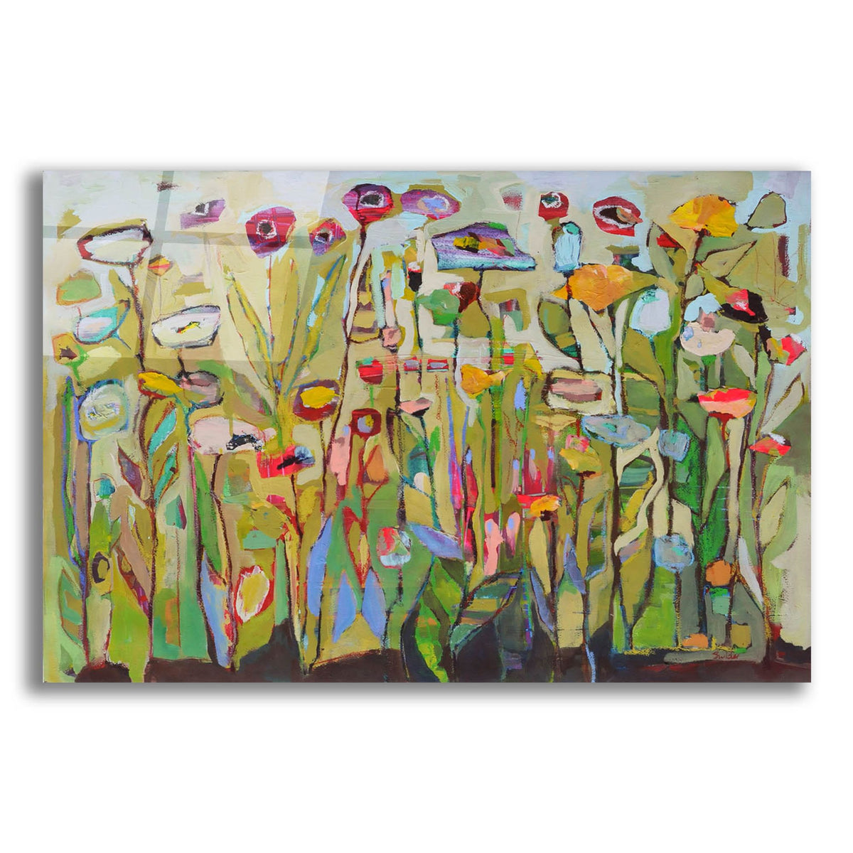 Epic Art 'Racing the Rain' by Staci Marie Swider, Acrylic Glass Wall Art