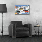 Epic Art 'Sleigh Ride' by Susan Henke Fine Art, Acrylic Glass Wall Art,24x16